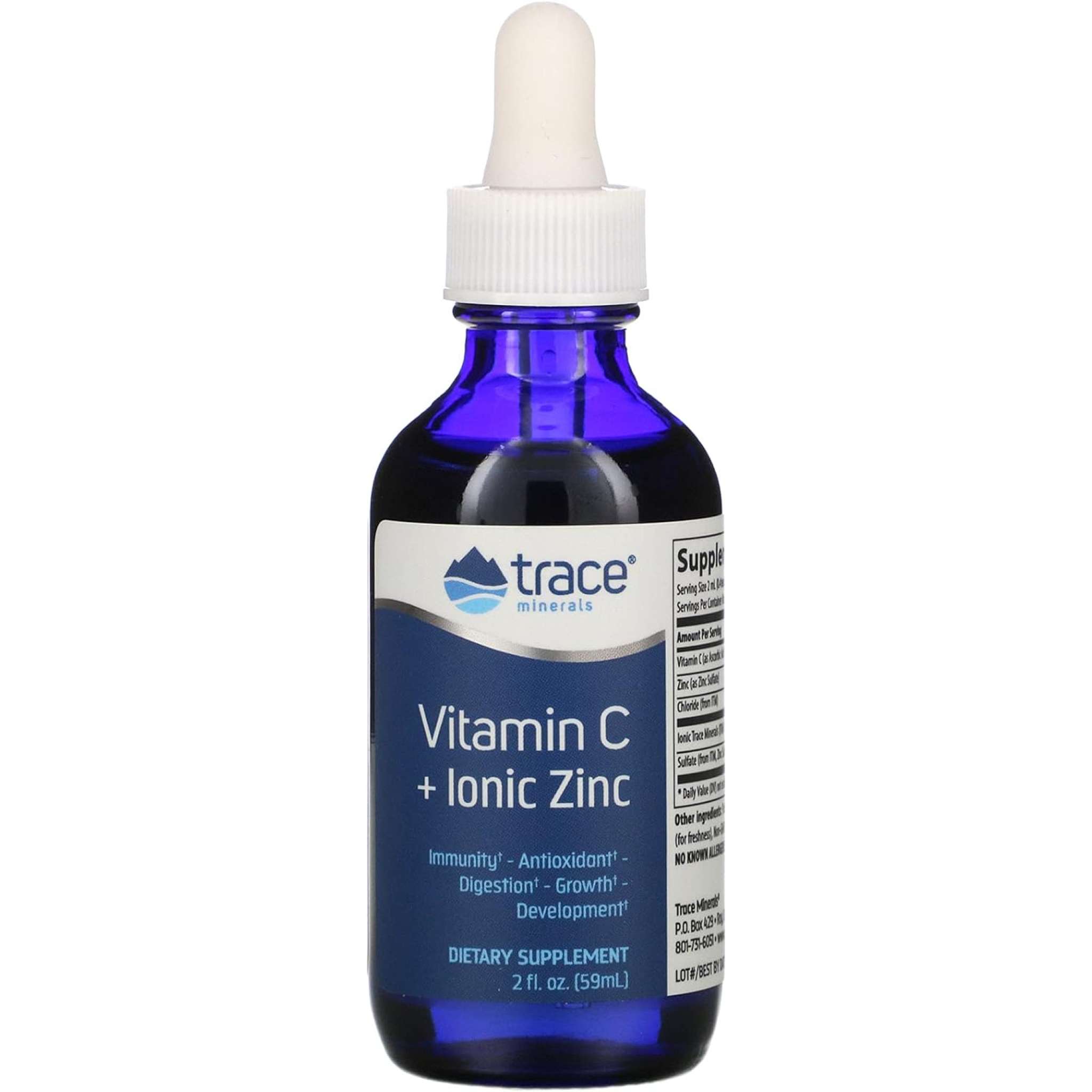 Trace Minerals Resea - C 250 mg + Zinc Ionic liq