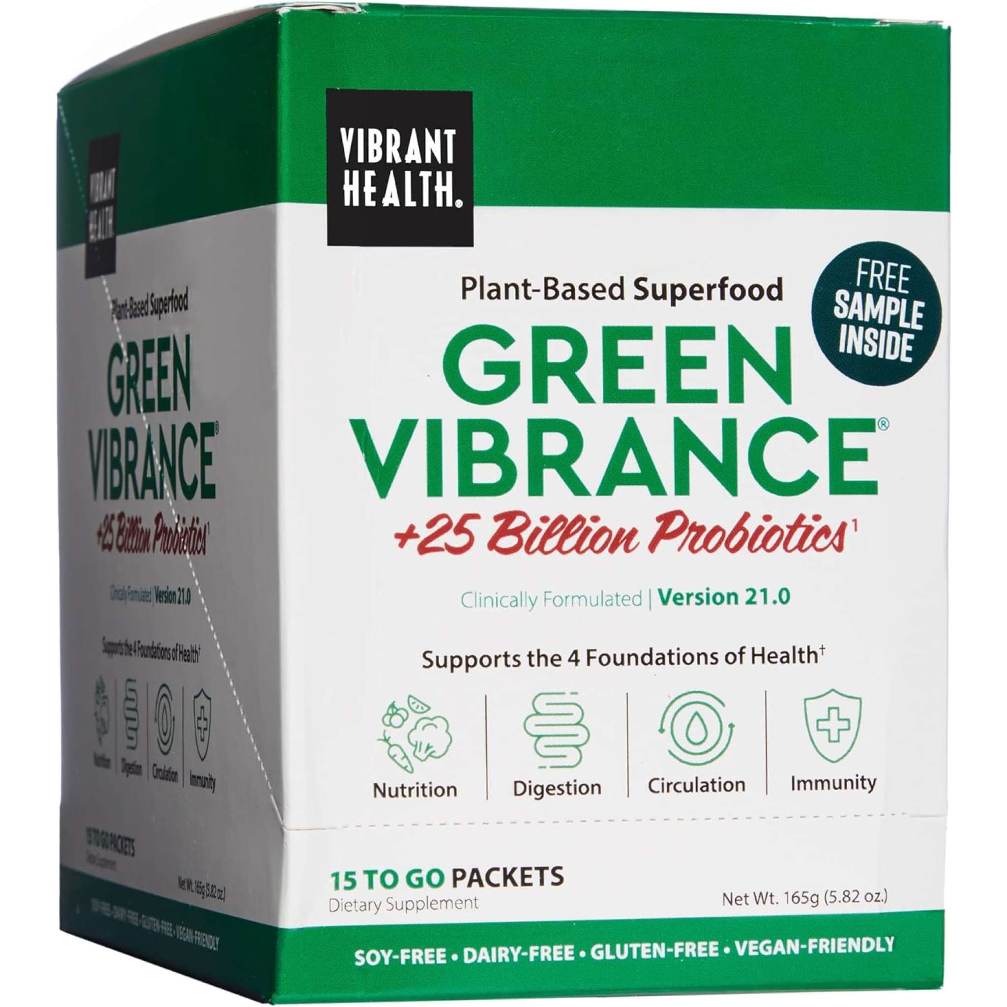 Vibrant Health - Green Vibrance 15 Pack