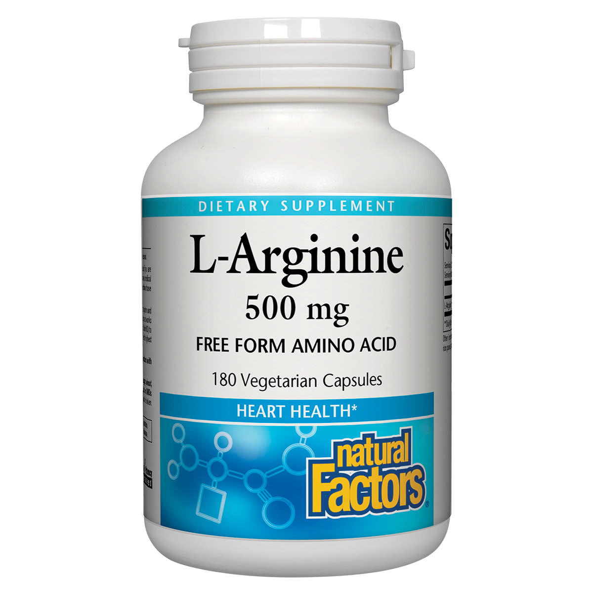 Natural Factors - Arginine 1000 mg (Per 2 cap)