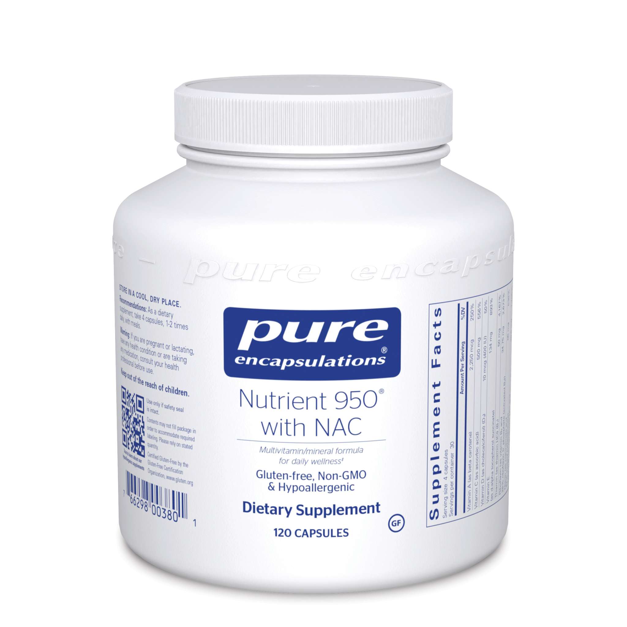 Pure Encapsulations - Nutrient 950 W/ Nac