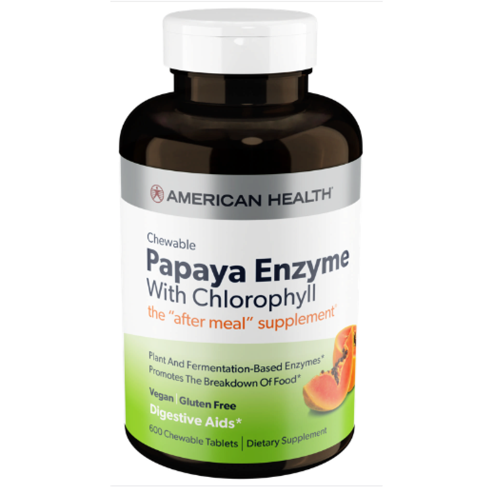 American Health - Papaya Enzyme W/Chlorophyl Che