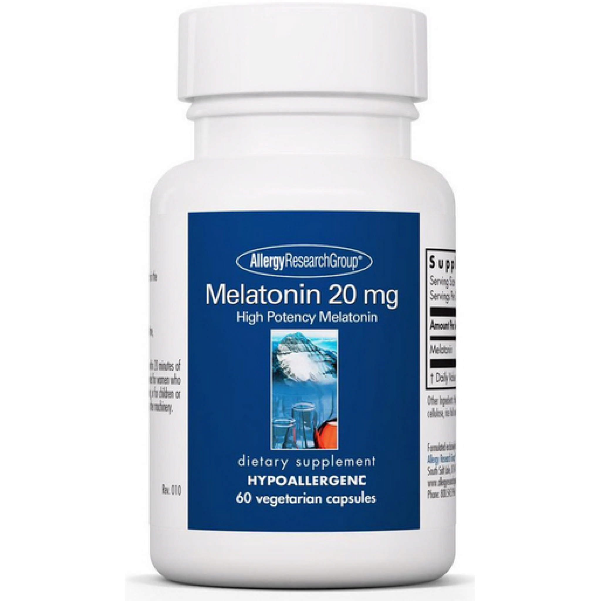 Allergy Research Group - Melatonin 20 mg (S Guard)
