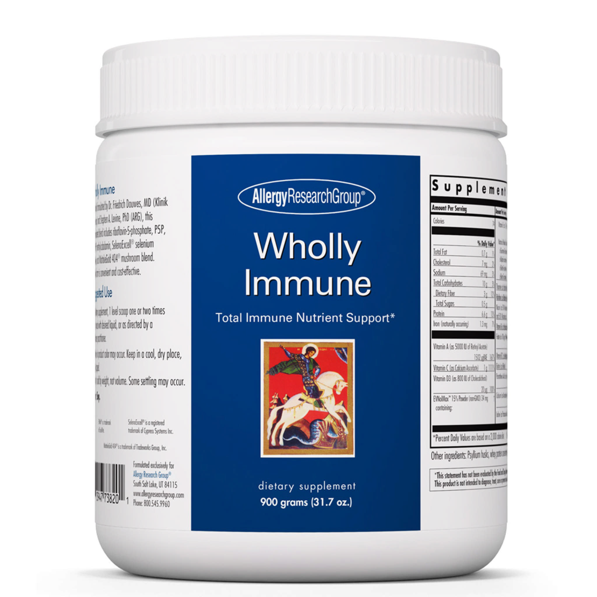 Allergy Research Group - Wholly Immune 900gms