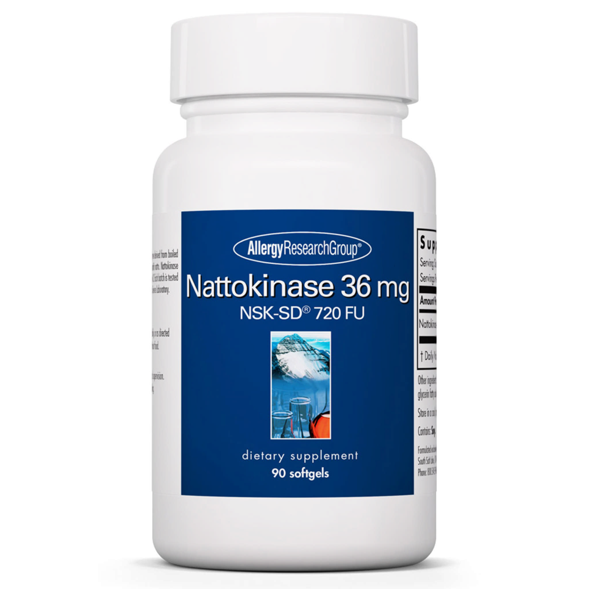 Allergy Research Group - XXXNATTOKINASE 36 MG W/SOYB