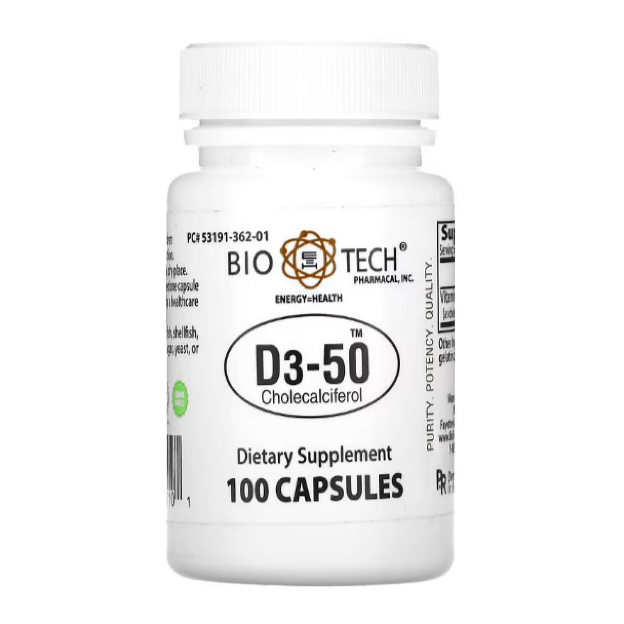 Bio Tech - D3 5 5000 iu cap