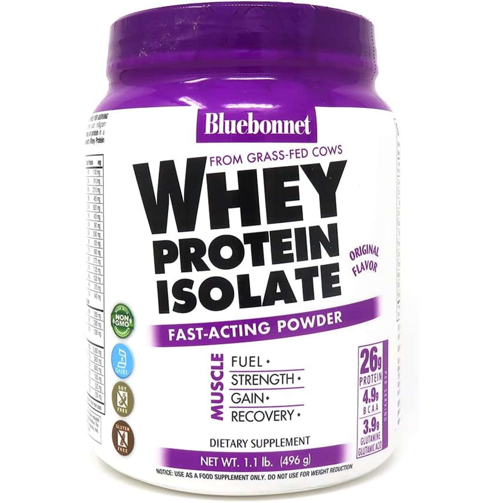 Bluebonnet - Whey Protein Isolate Nat Orig