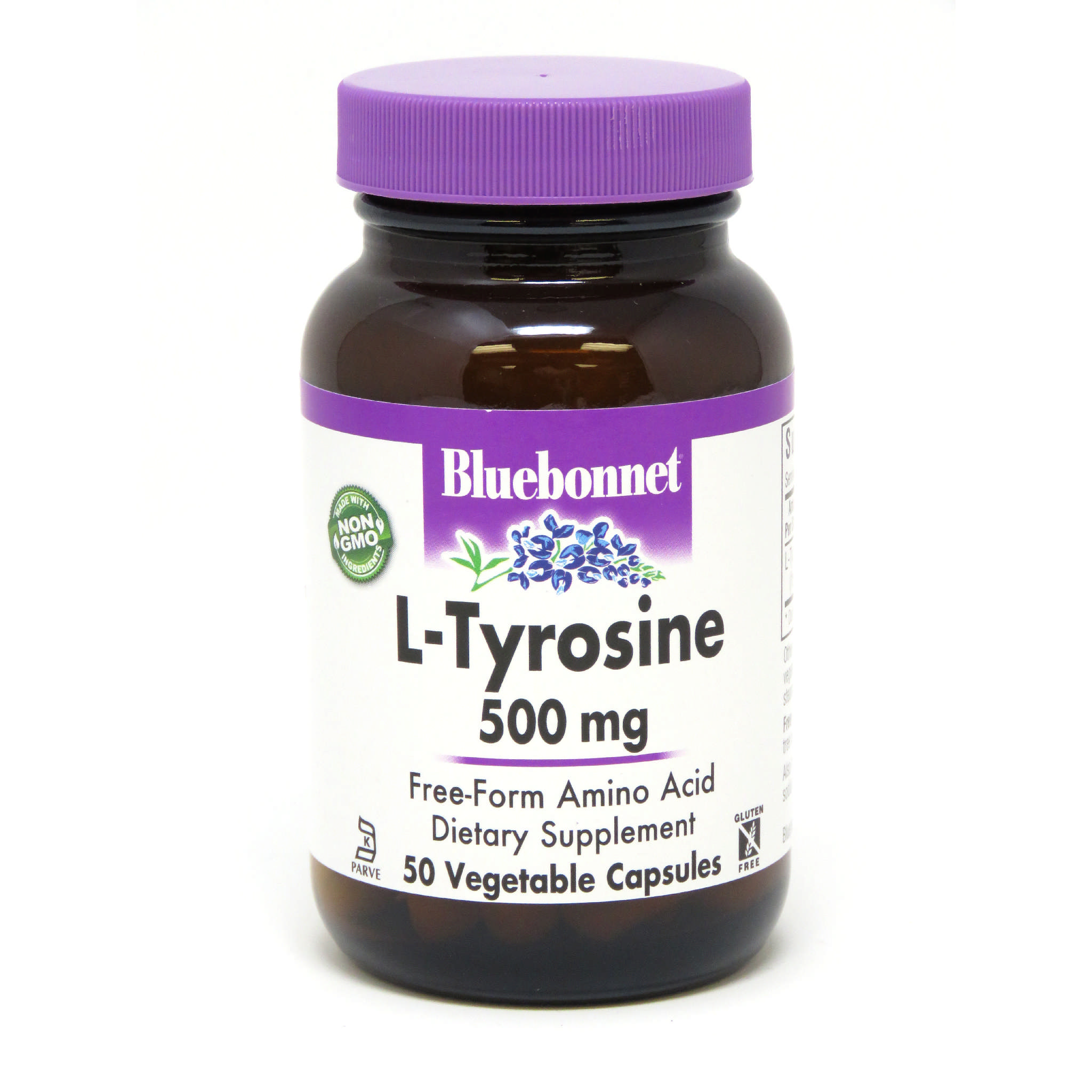 Bluebonnet - Tyrosine 500 mg vCap