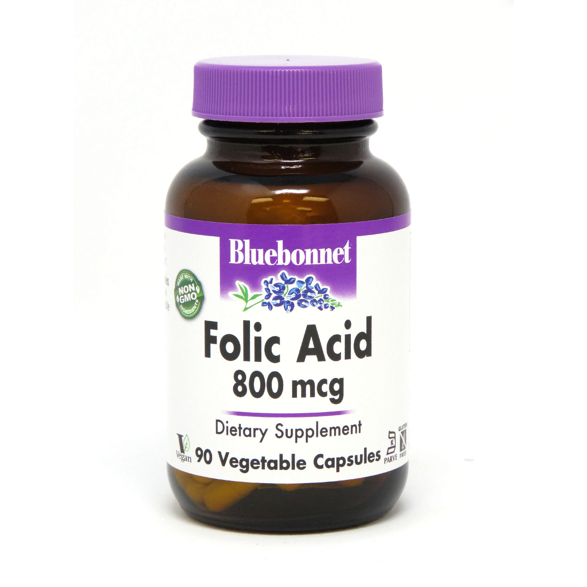 Bluebonnet - Folic Acid 800 mcg vCap