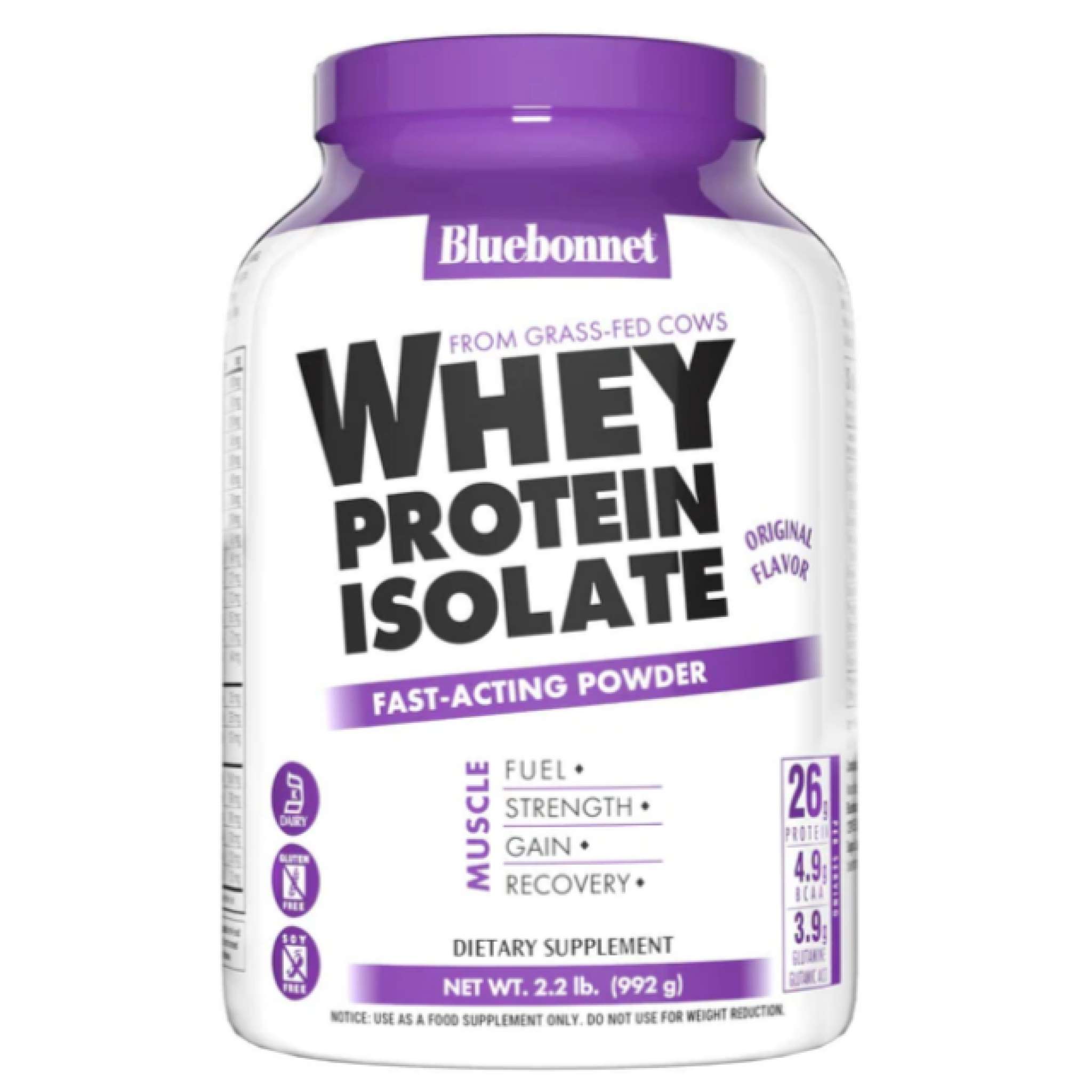 Bluebonnet - Whey Prot Isol Mix Berry