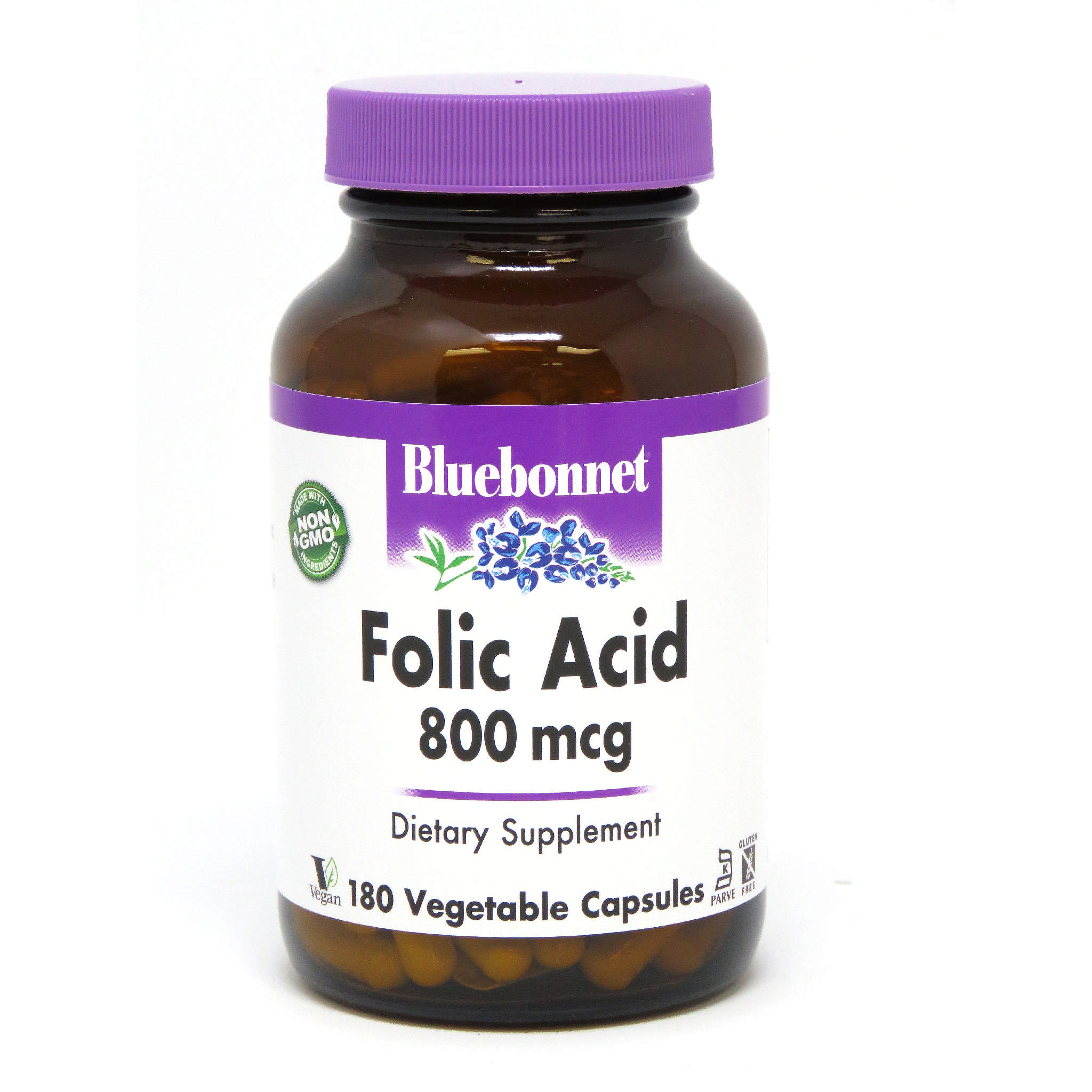 Bluebonnet - Folic Acid 800 mcg vCap