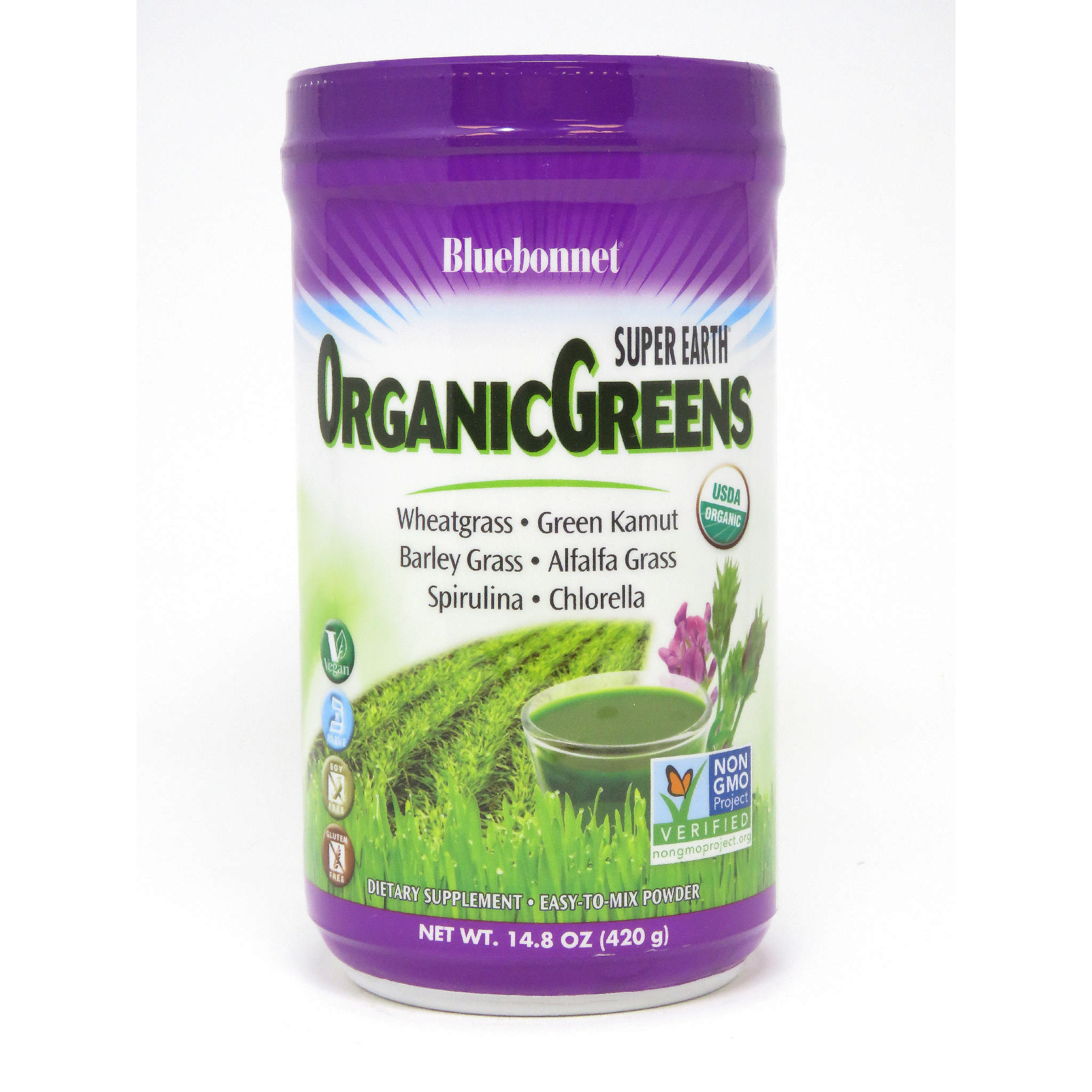 Bluebonnet - Greens Organic Super Earth powder