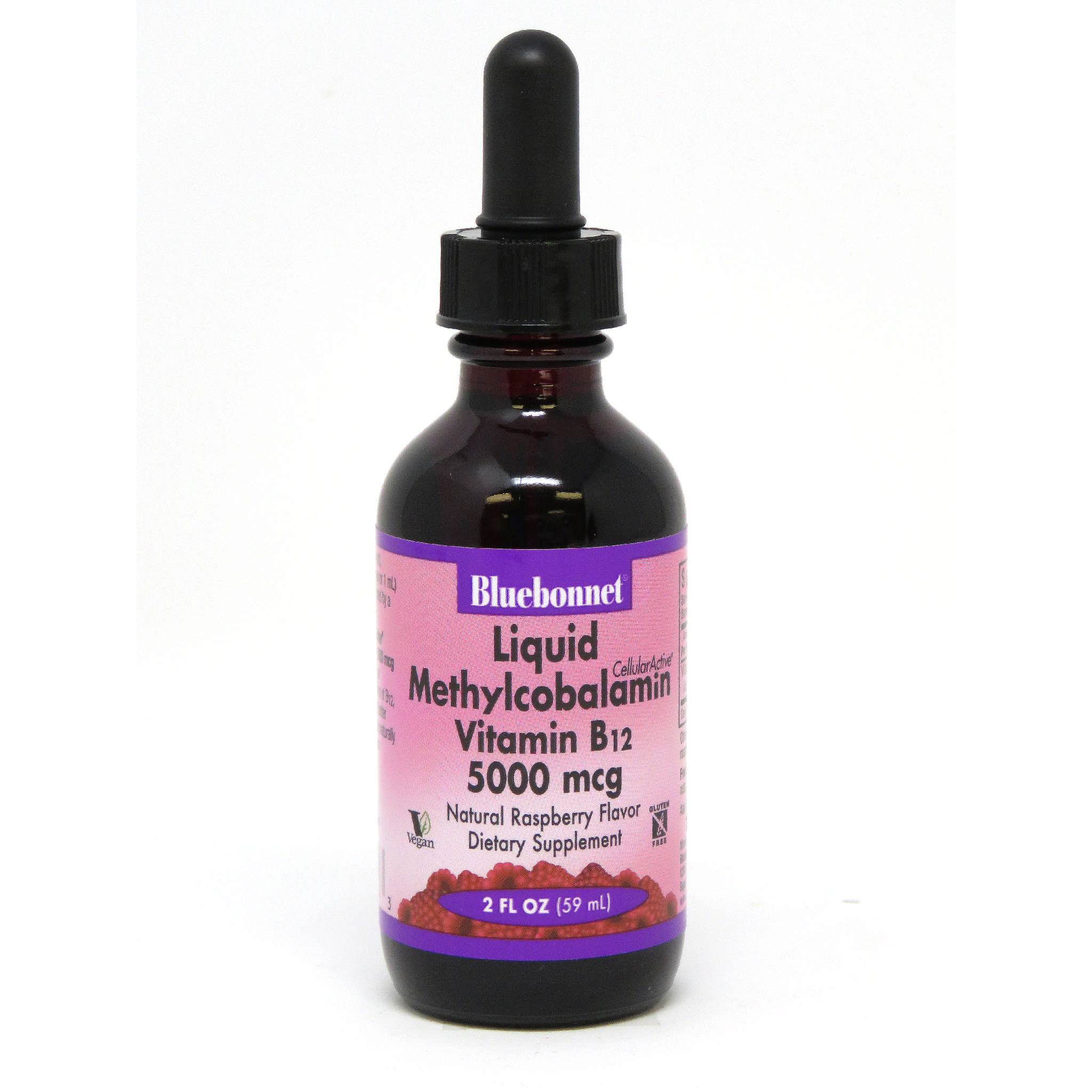 Bluebonnet - B12 5000 mcg Methyl Raspberry