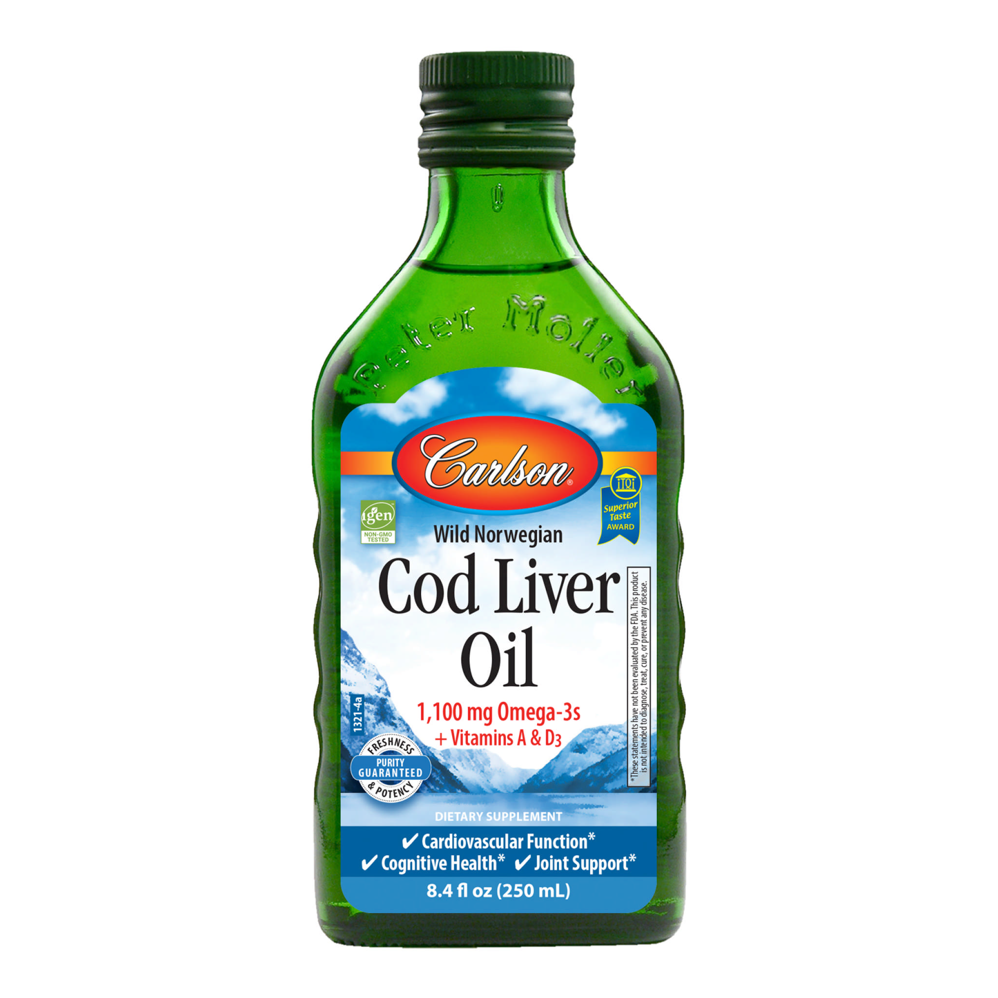 Carlson Laboratories - Cod Liver Oil liq Reg 250ml