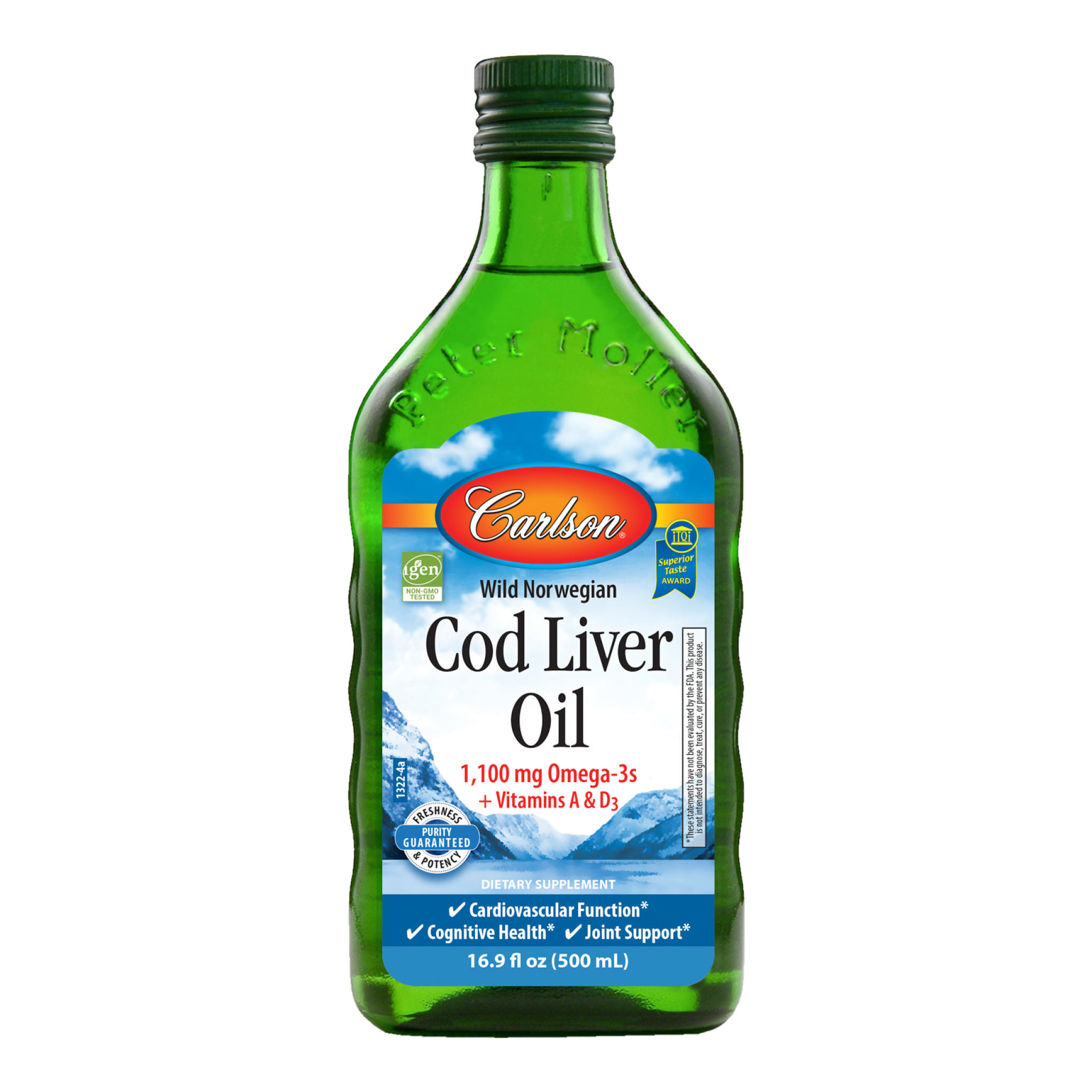 Carlson Laboratories - Cod Liver Oil liq Reg 500ml