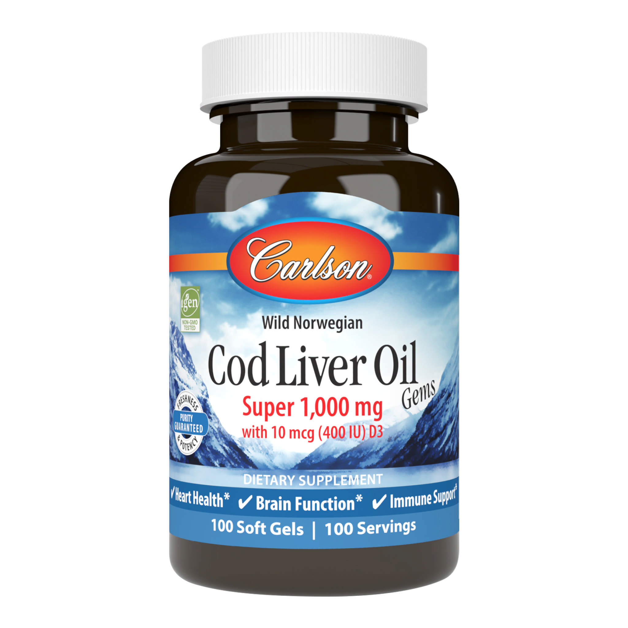 Carlson Laboratories - Cod Liver Oil Super 1000