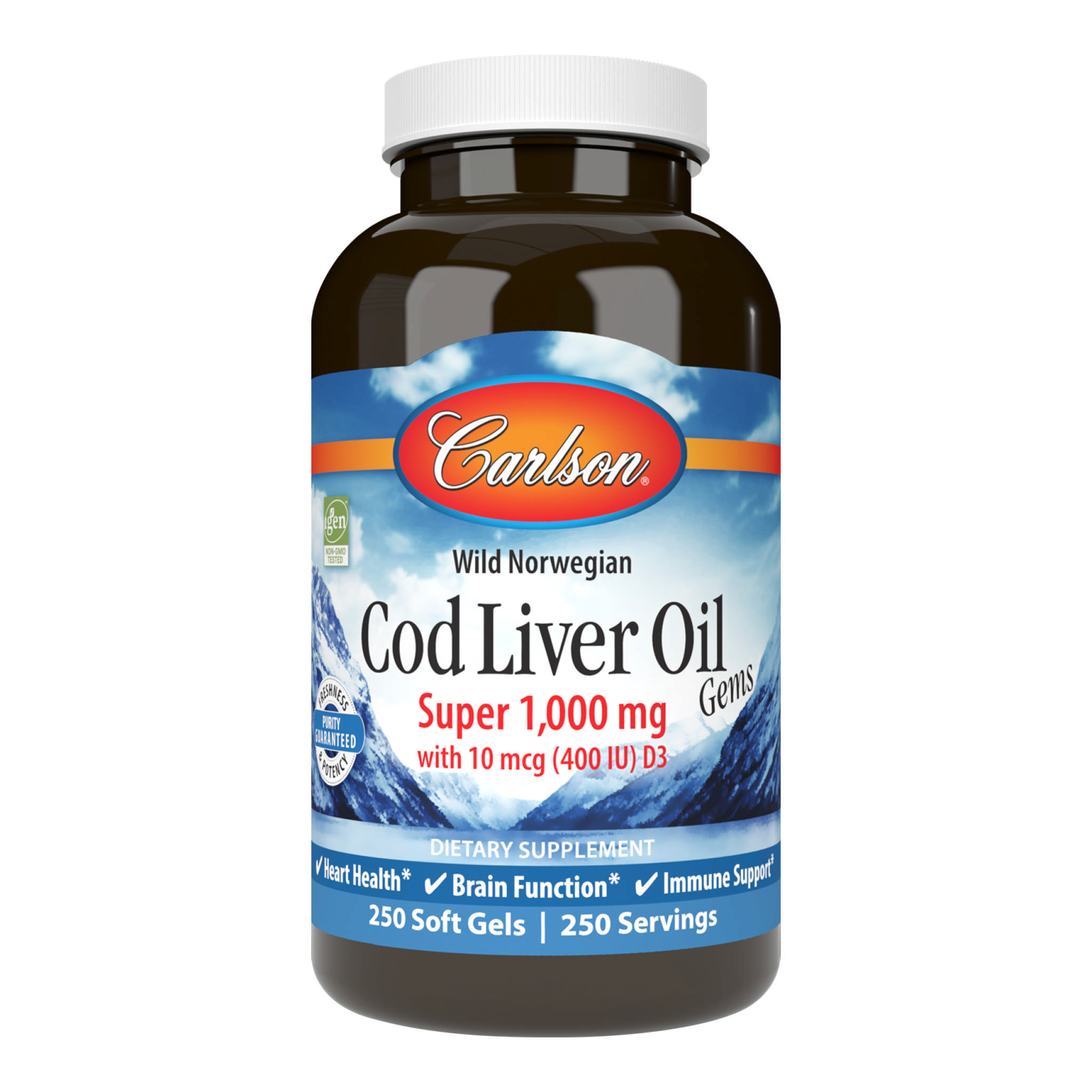 Carlson Laboratories - Cod Liver Oil Super 1000