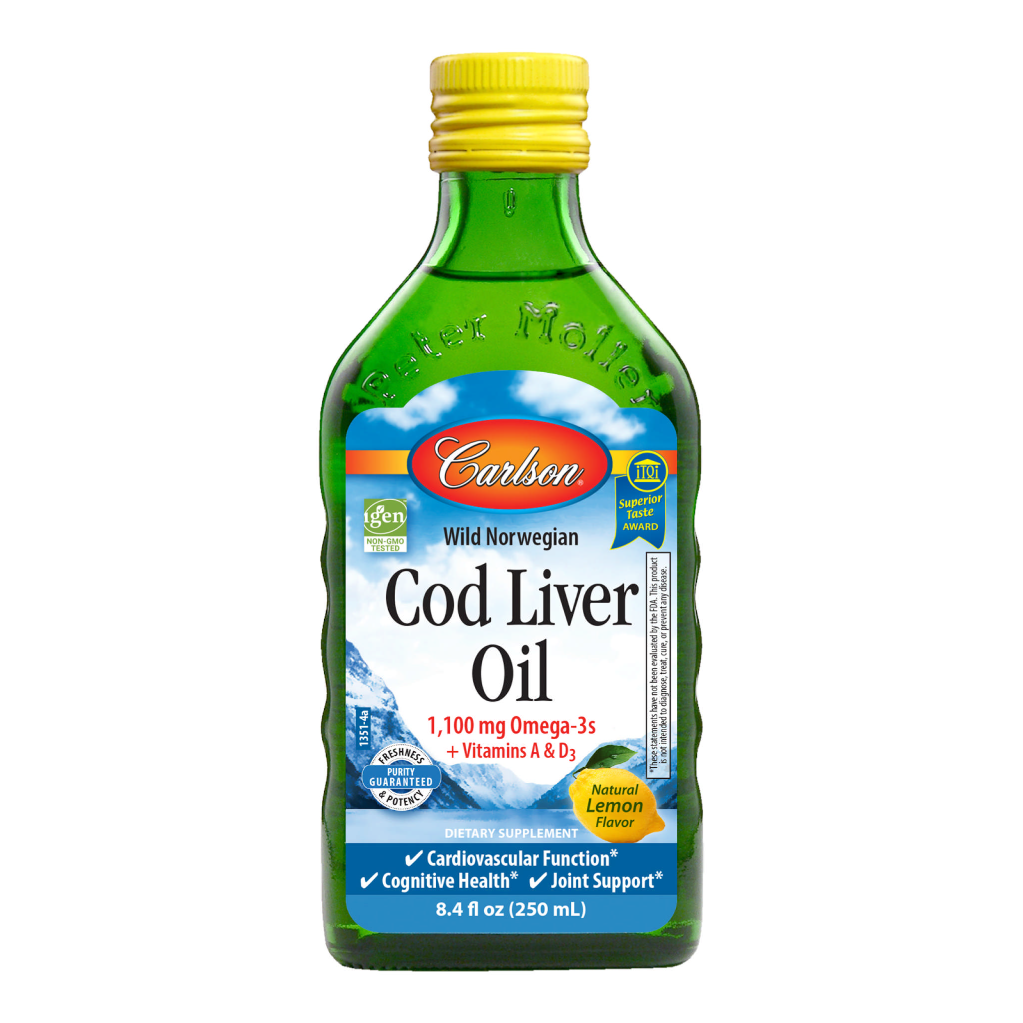 Carlson Laboratories - Cod Liver Oil Lemon Flavor