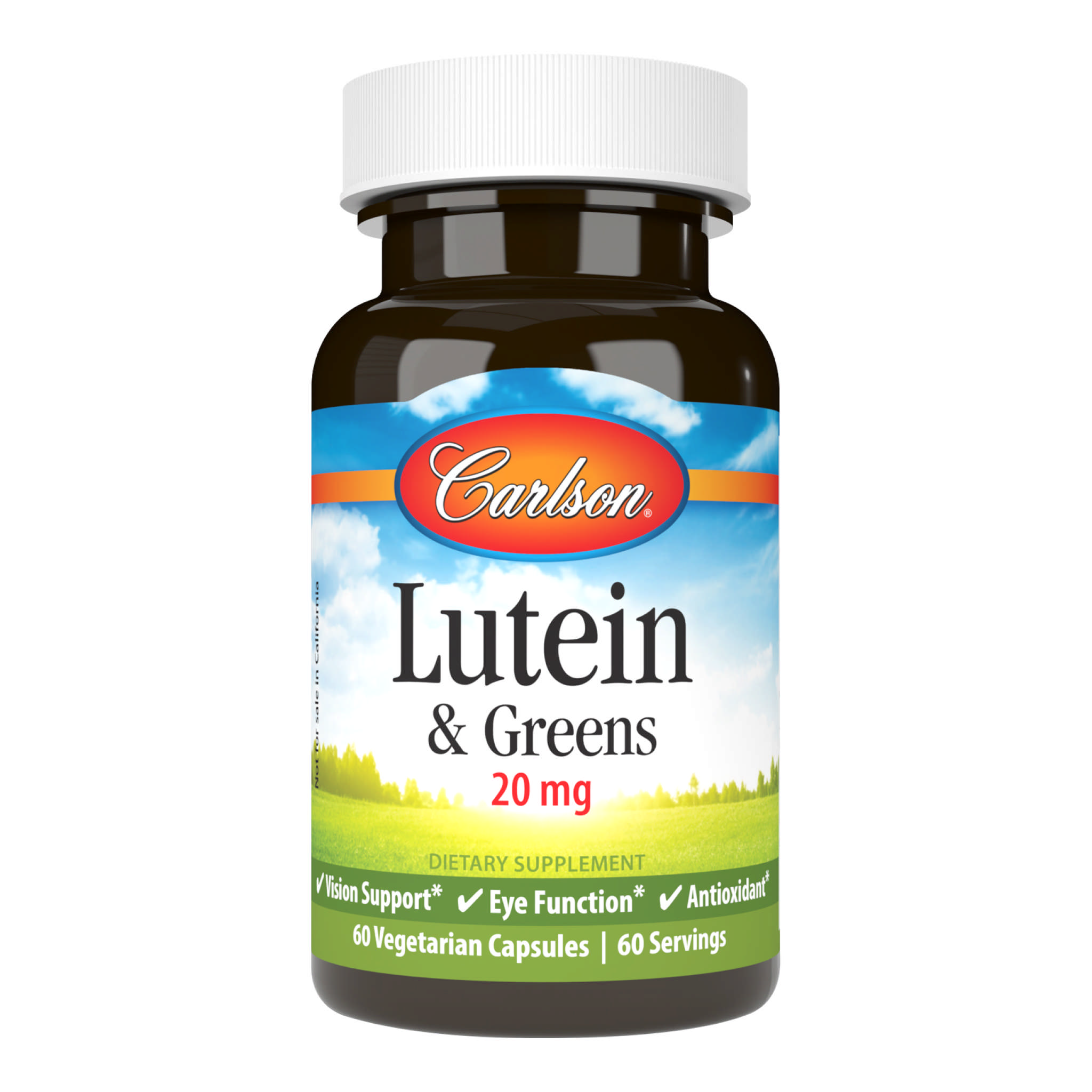 Carlson Laboratories - Lutein & Greens 20 mg W/Kale