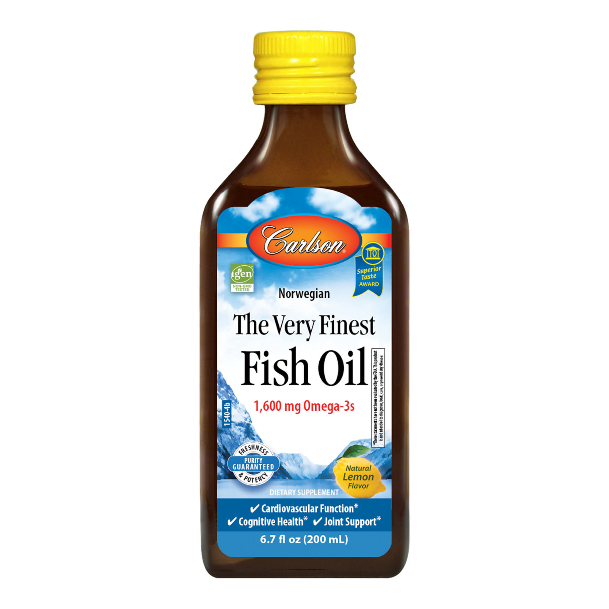 Carlson Laboratories - Fish Oil Omega 3 liq Lemon Fla