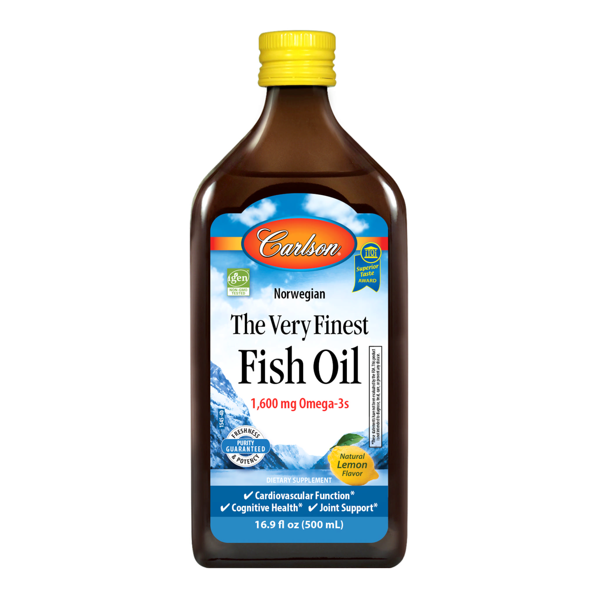 Carlson Laboratories - Fish Oil Omega 3 liq Lemon Fla