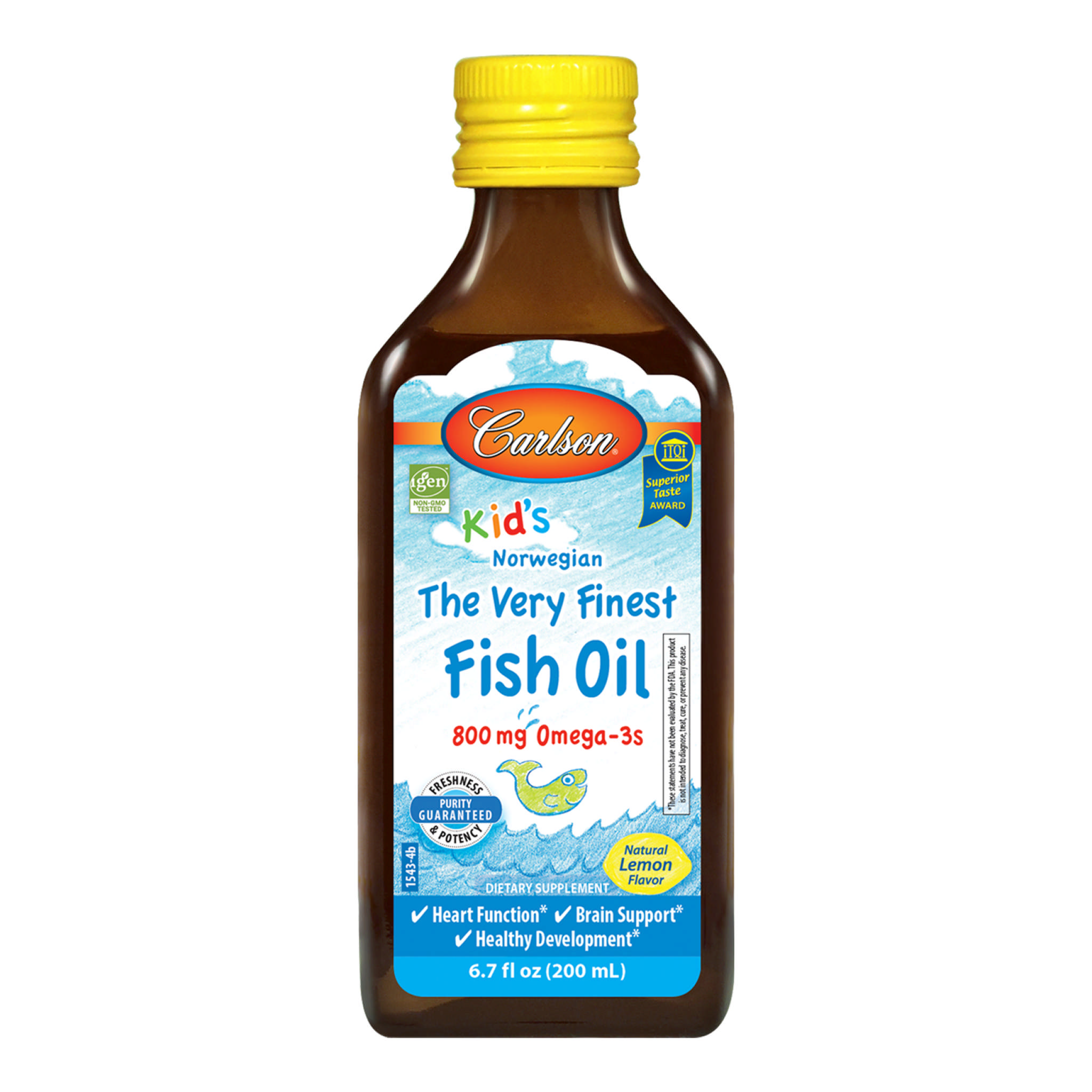 Carlson Laboratories - Fish Oil Finest Kids Lemon