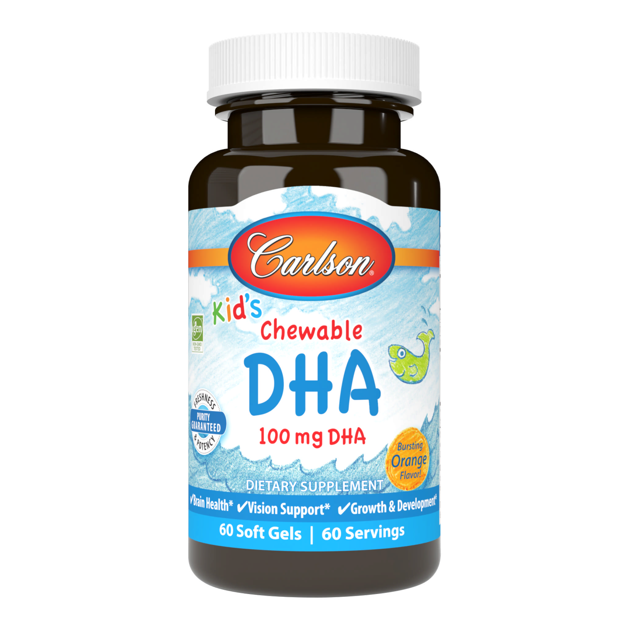 Carlson Laboratories - Dha 100 mg Chewable Kids