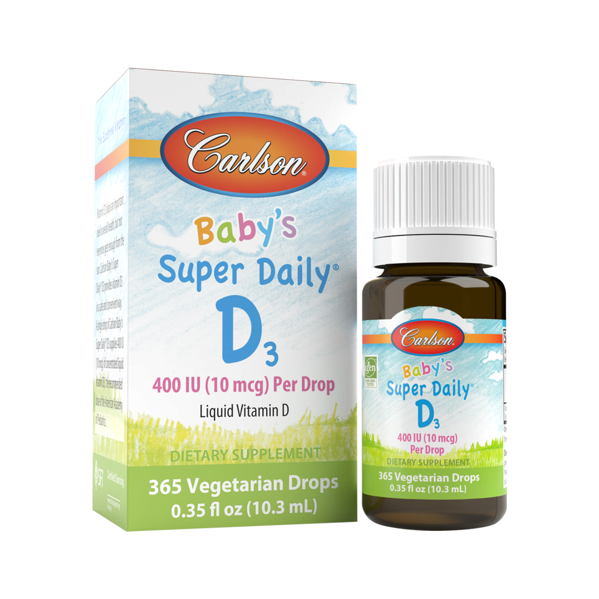 Carlson Laboratories - D3 400 iu Drops Baby