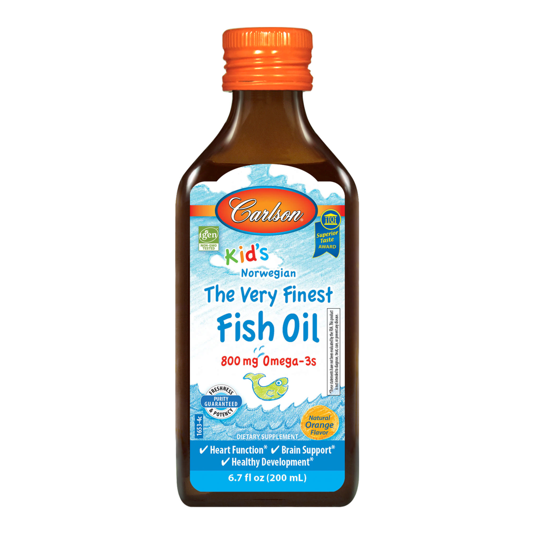 Carlson Laboratories - Fish Oil Finest Kids Orange