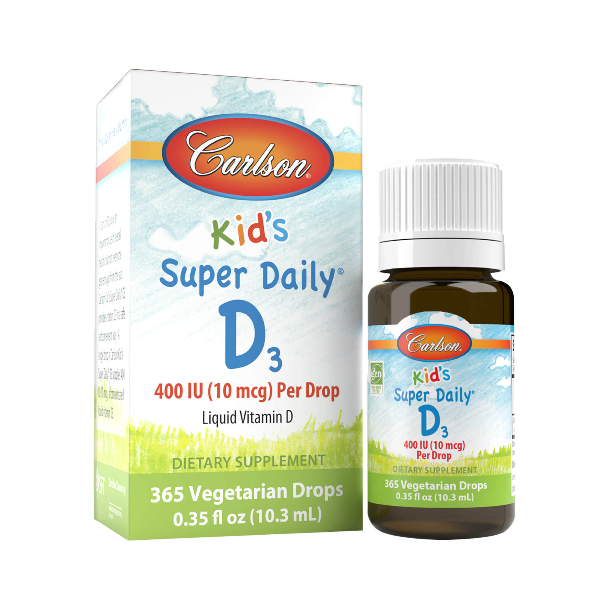 Carlson Laboratories - D3 400 iu Drops Kids