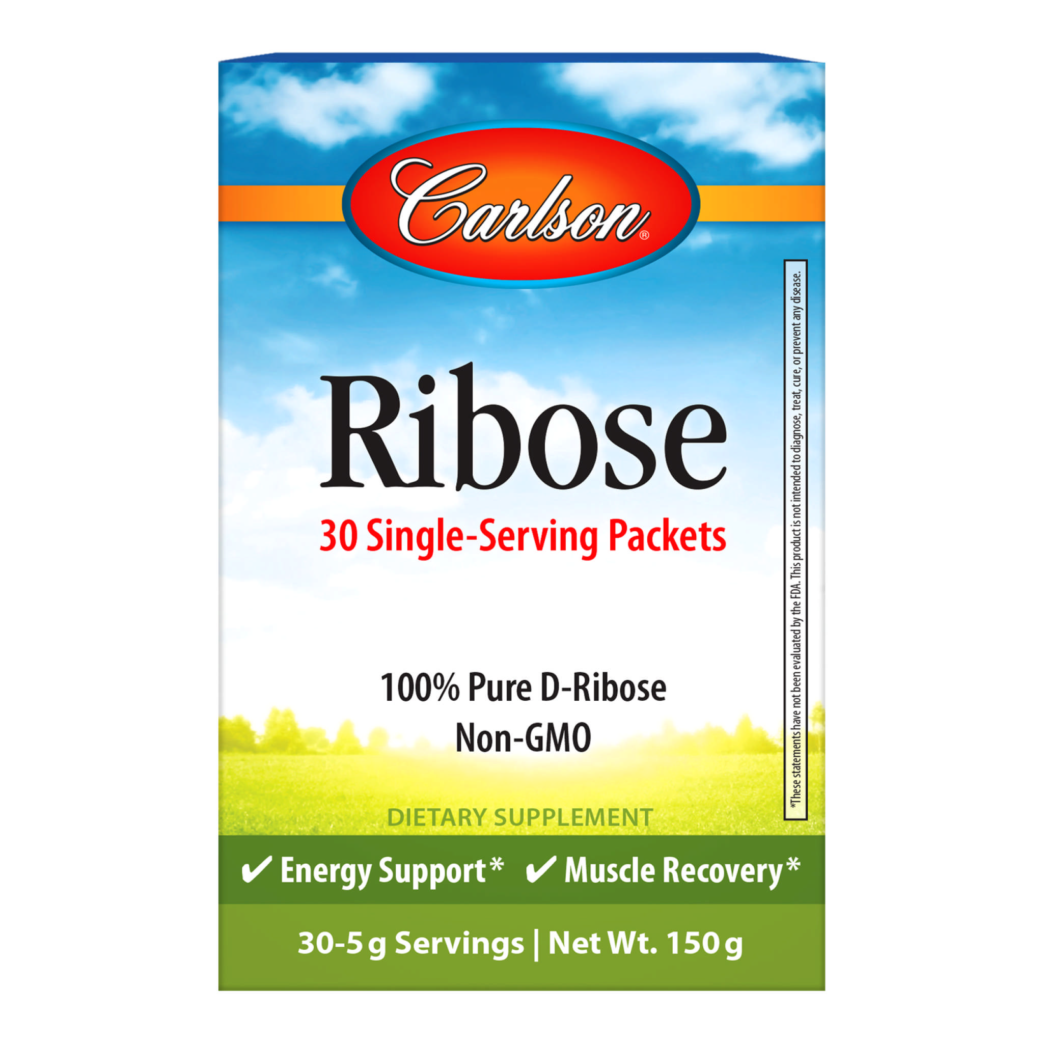 Carlson Laboratories - Ribose Pak To Go 3 Grams