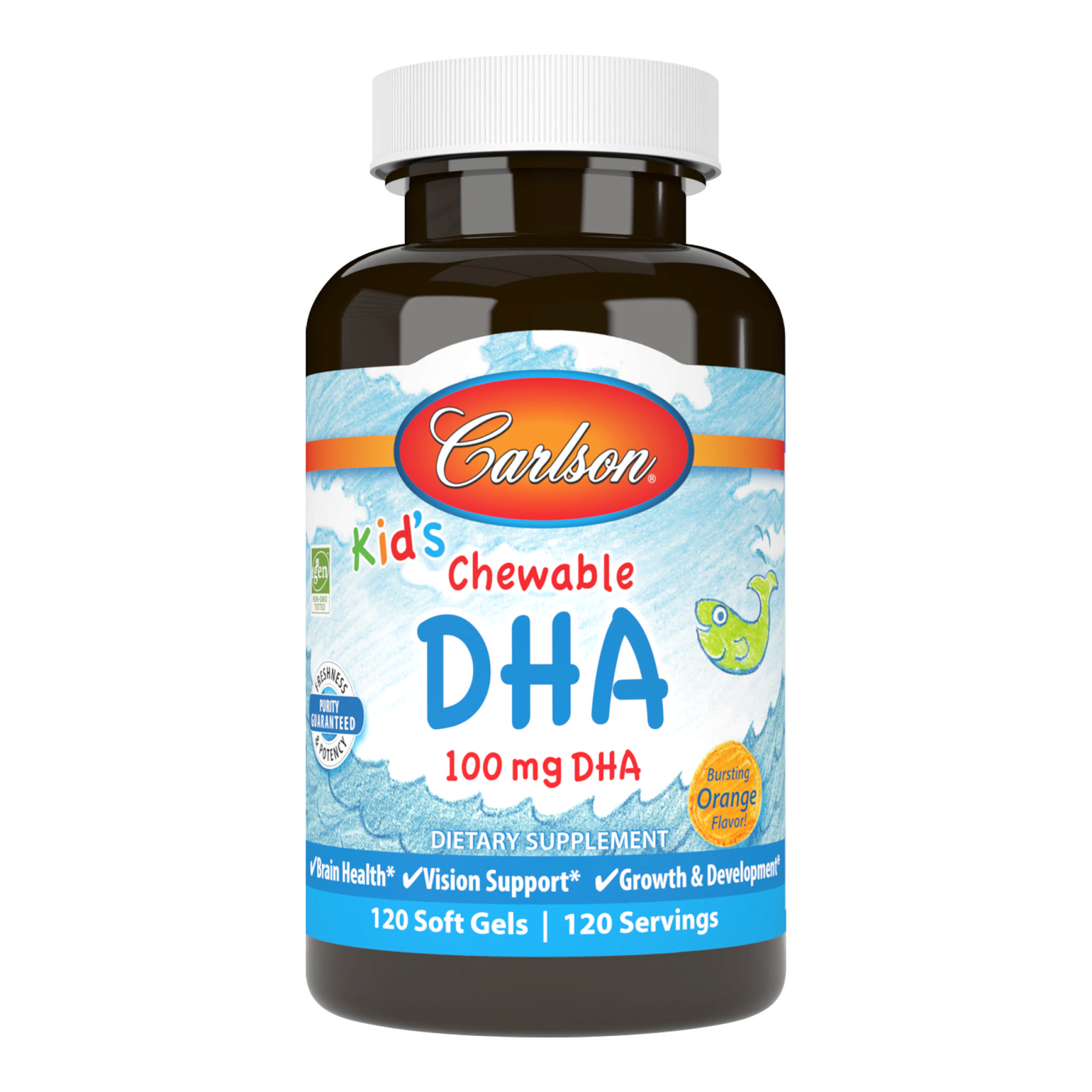 Carlson Laboratories - Dha 100 mg Chewable Kids