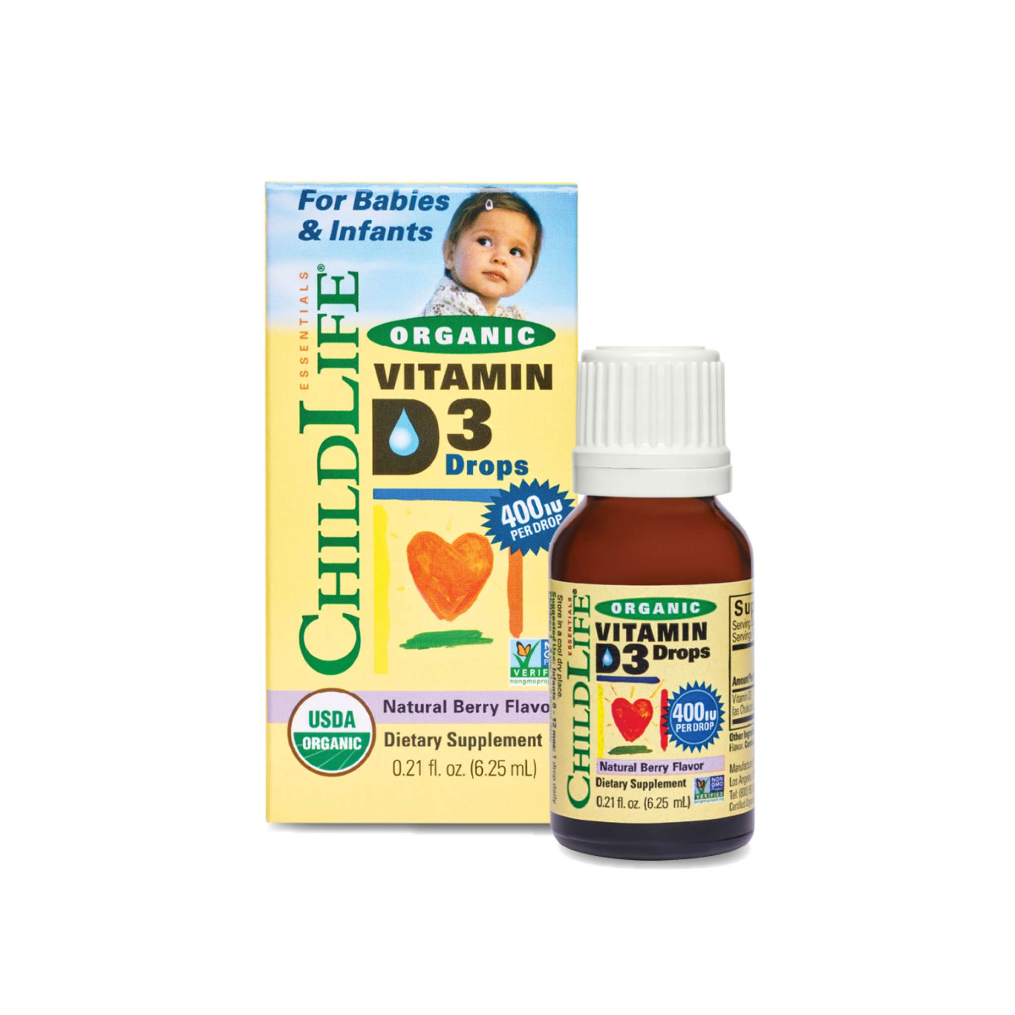 Child Life - D3 400 iu Drops Org