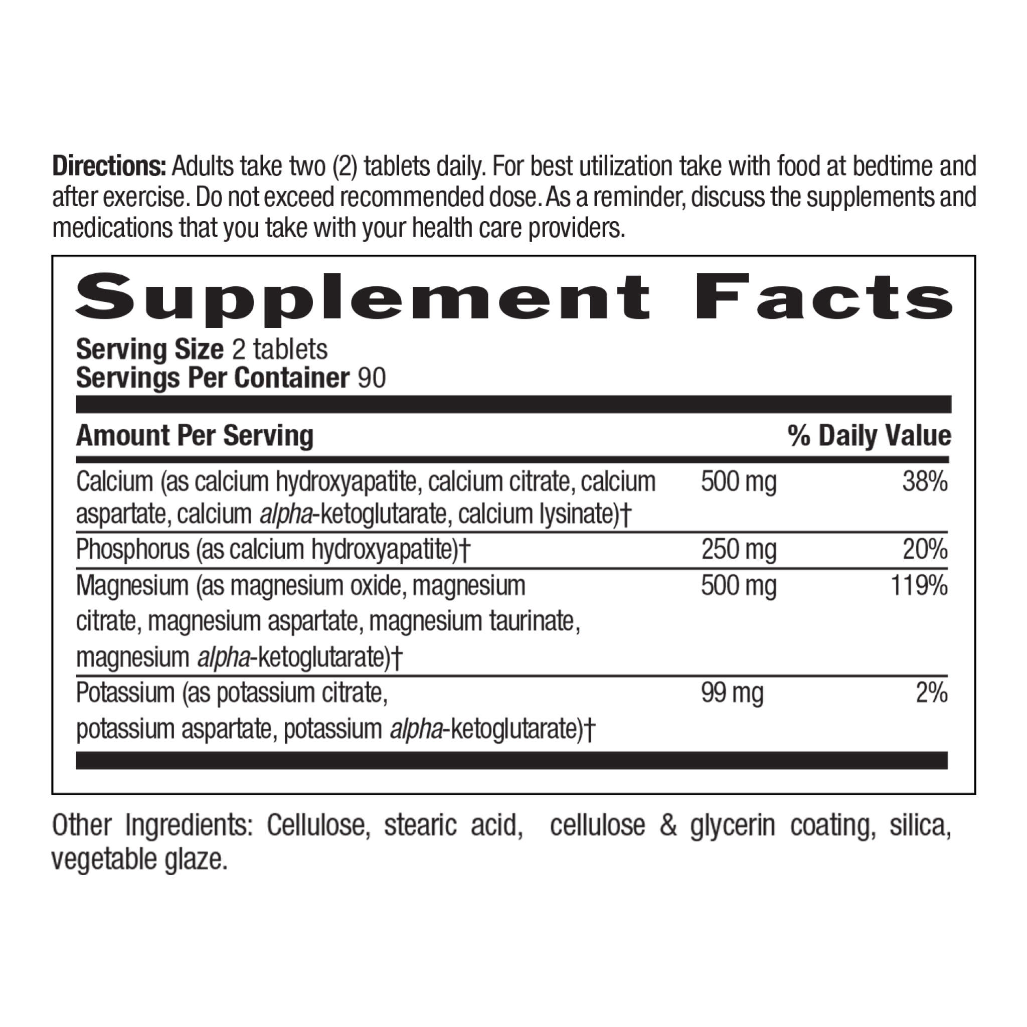 Country Life - Calcium Magnesium Potassium 50