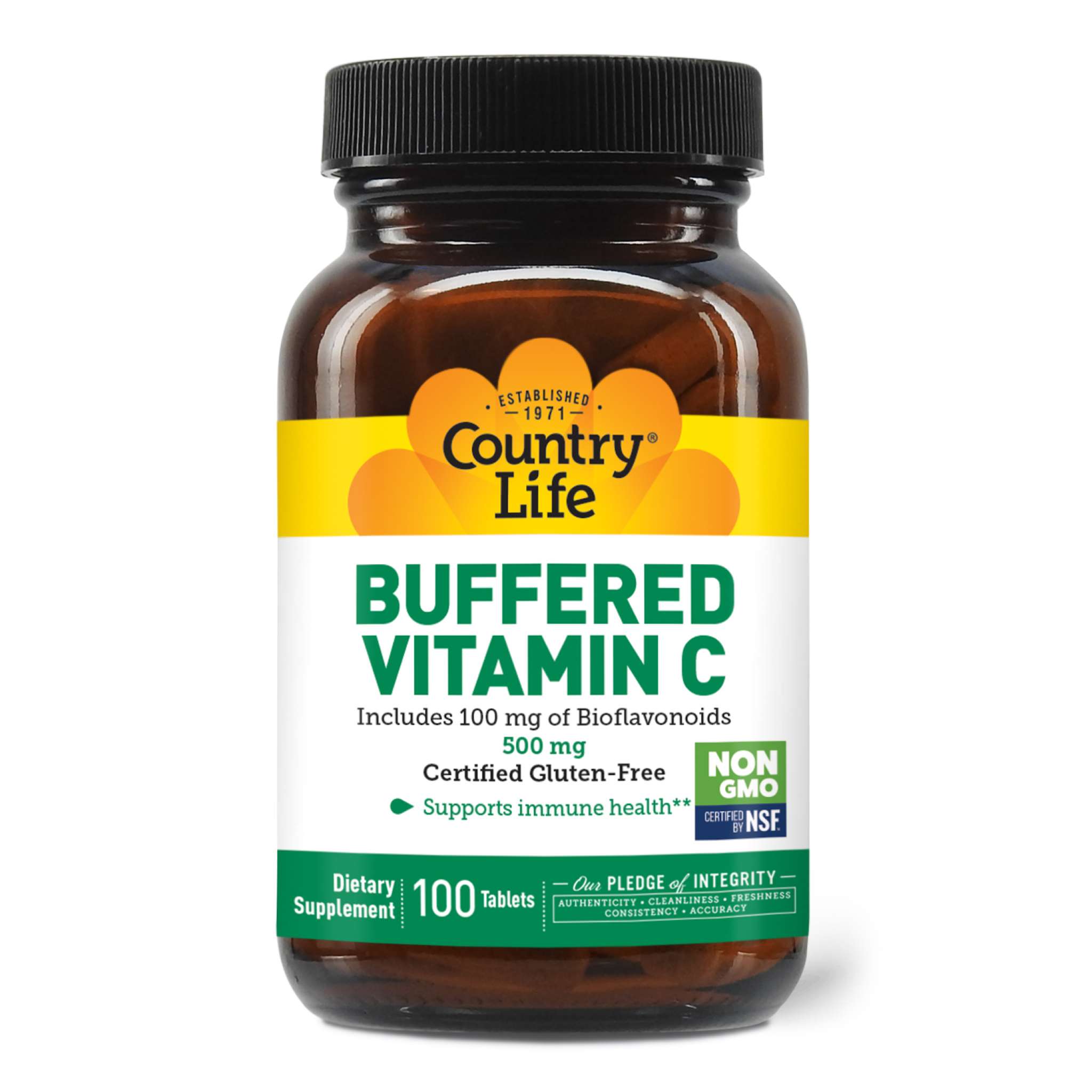 Country Life - C 500 mg Buff Rose Hips Biofl