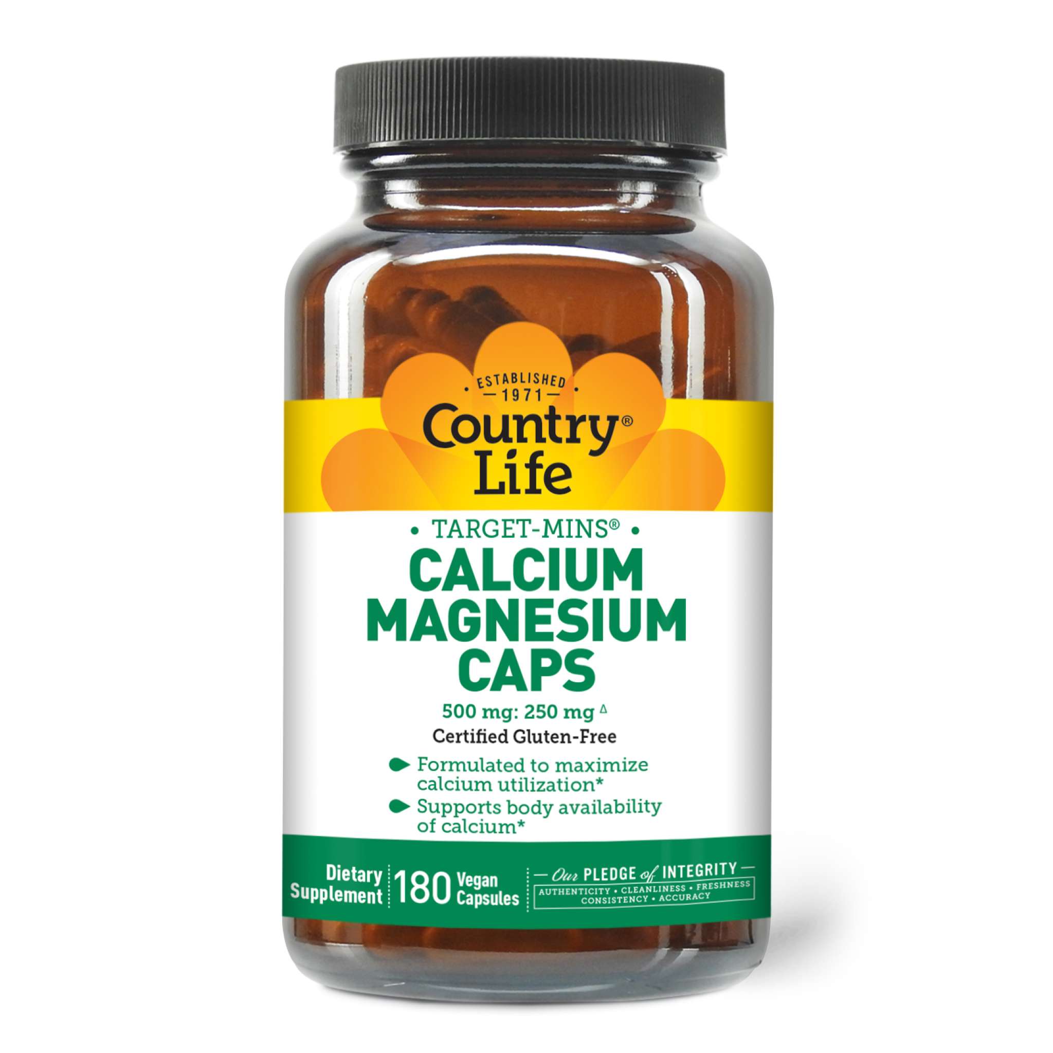 Country Life - Calcium Magnesium cap 500/250