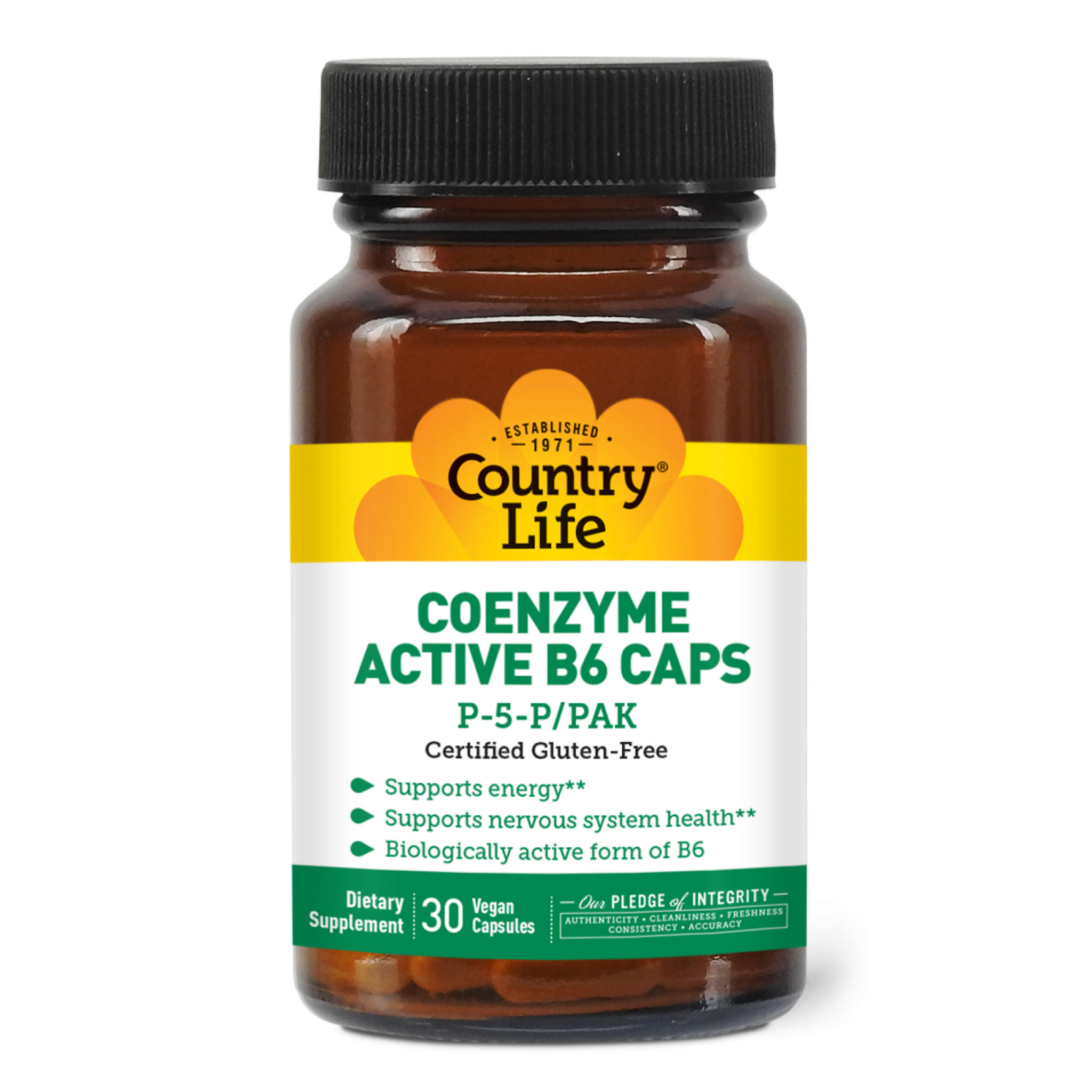 Country Life - Coenzyme Active B6 50 mg