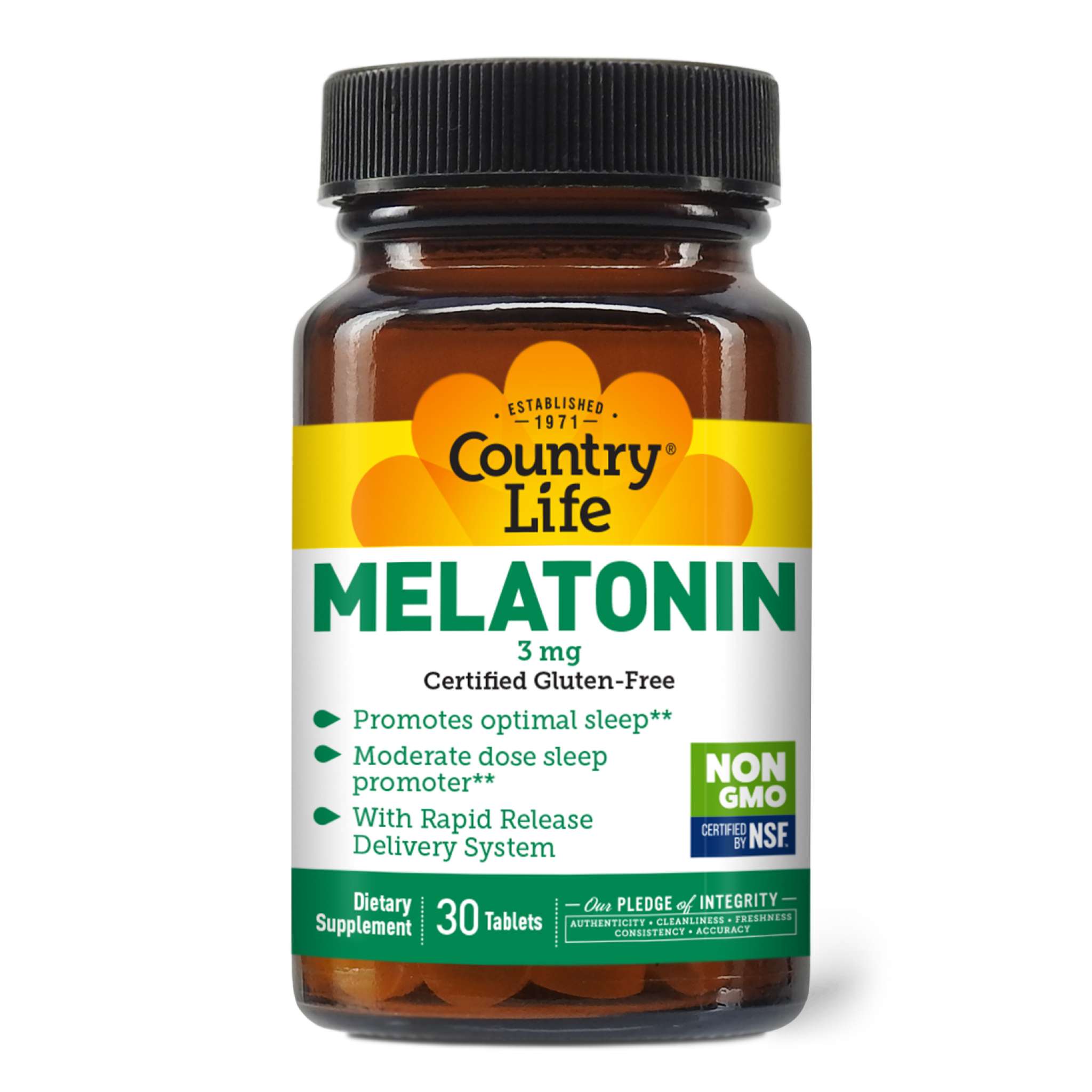 Country Life - XXXMELATONIN 3 MG RAPID RELEAS