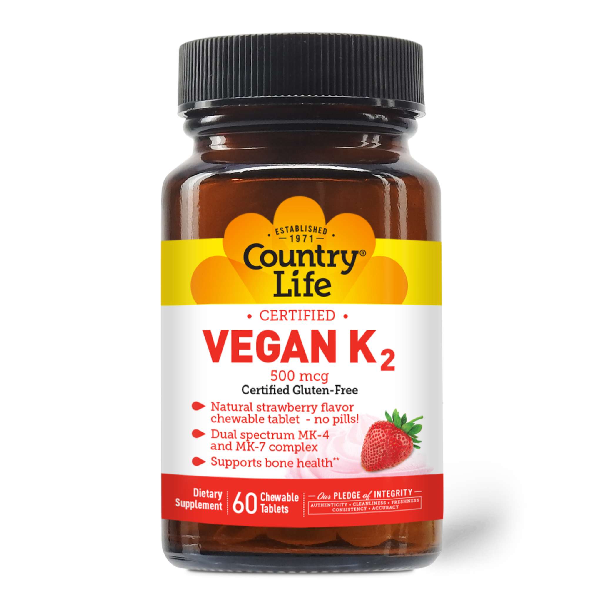 Country Life - K2 500 mcg Vegan Melts
