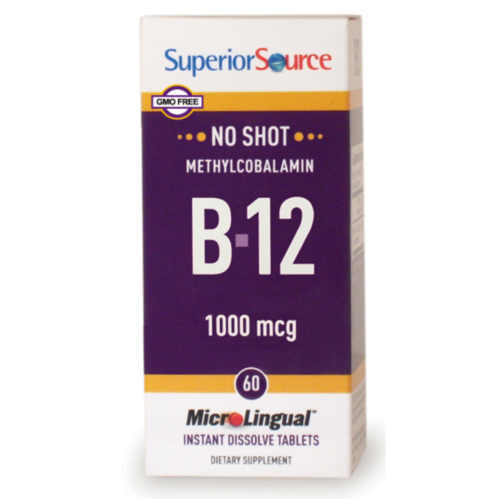 Superior Source - B12 1000 mcg Methyl tab Sub