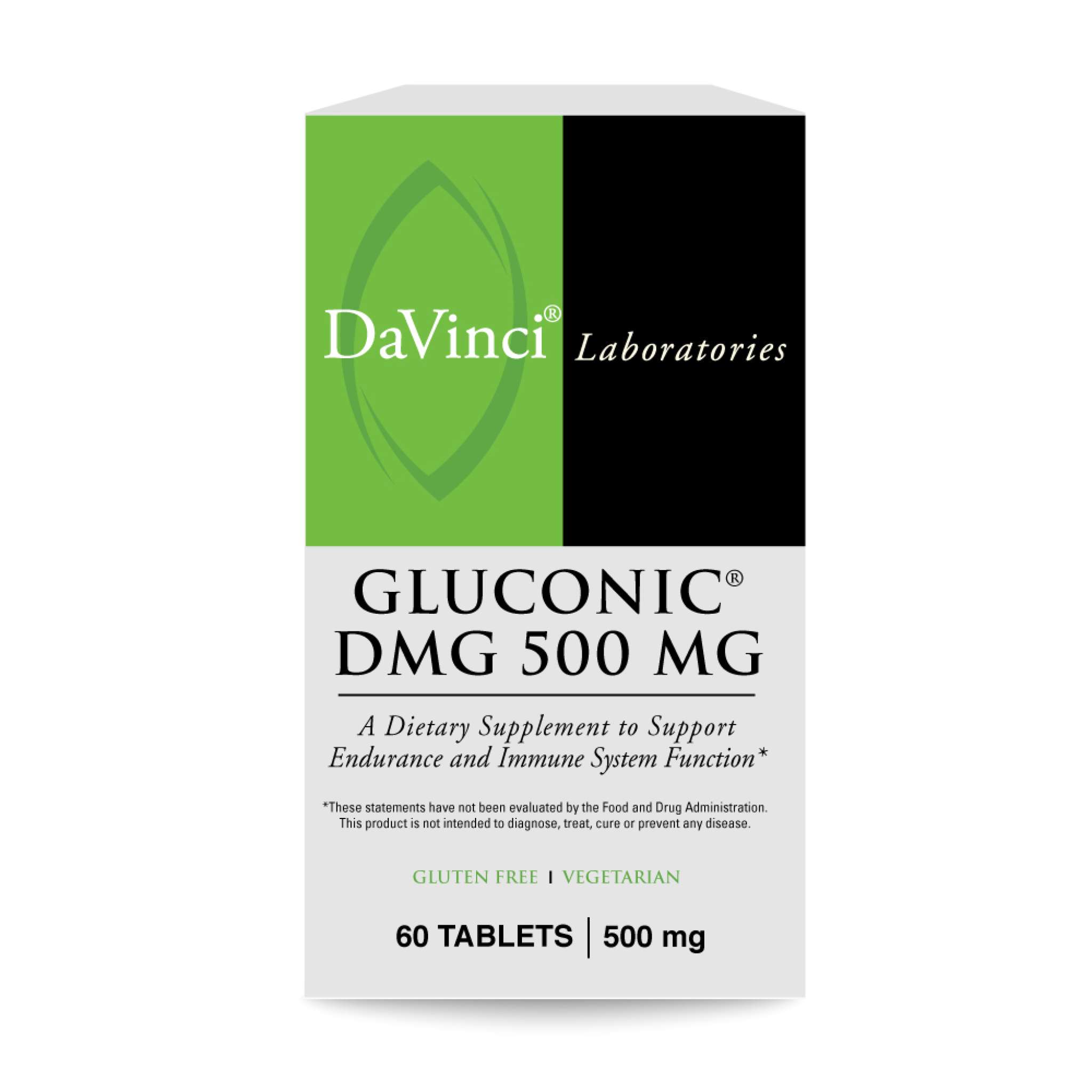 Davinci Laboratories - Dmg Gluconic 500 mg chew