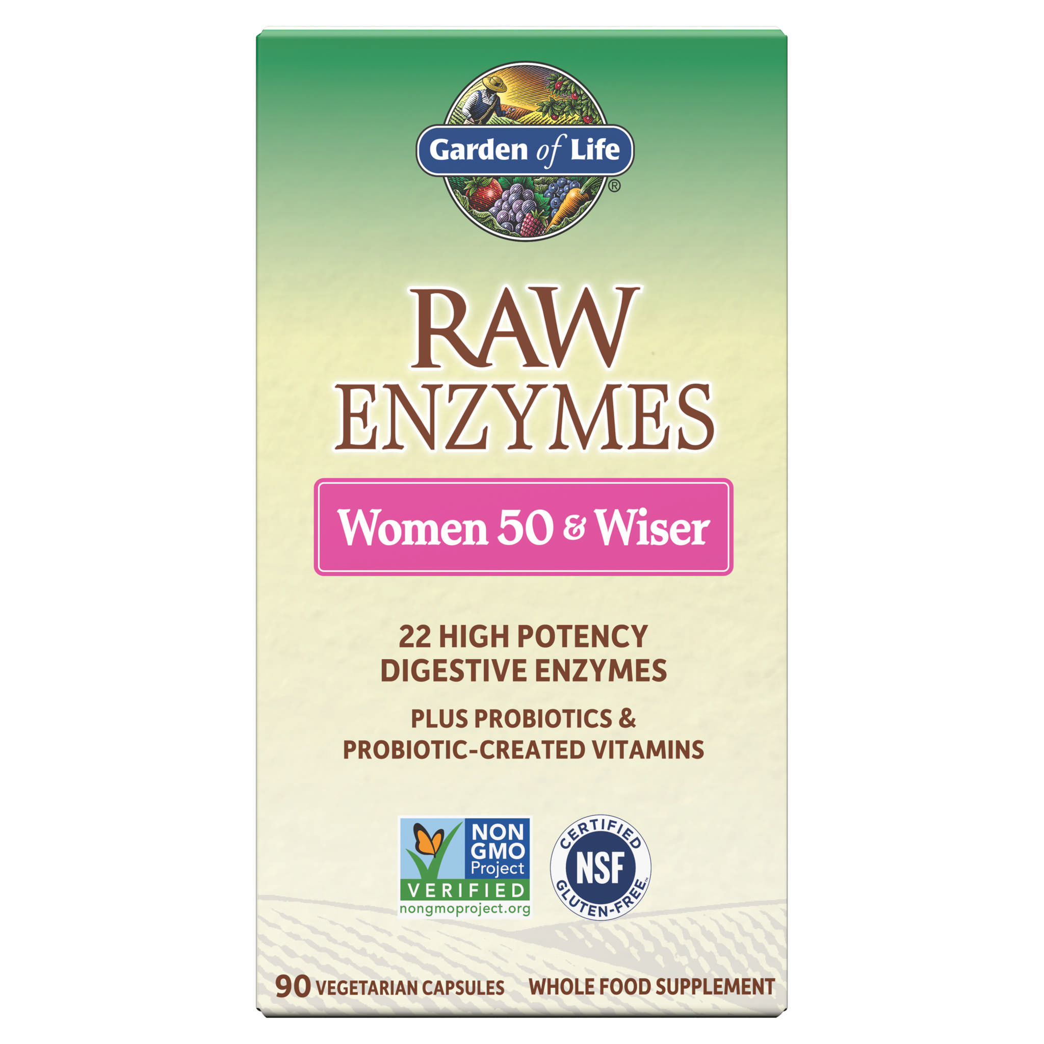 Garden Of Life - Enzymes Raw Women 50 & Wiser