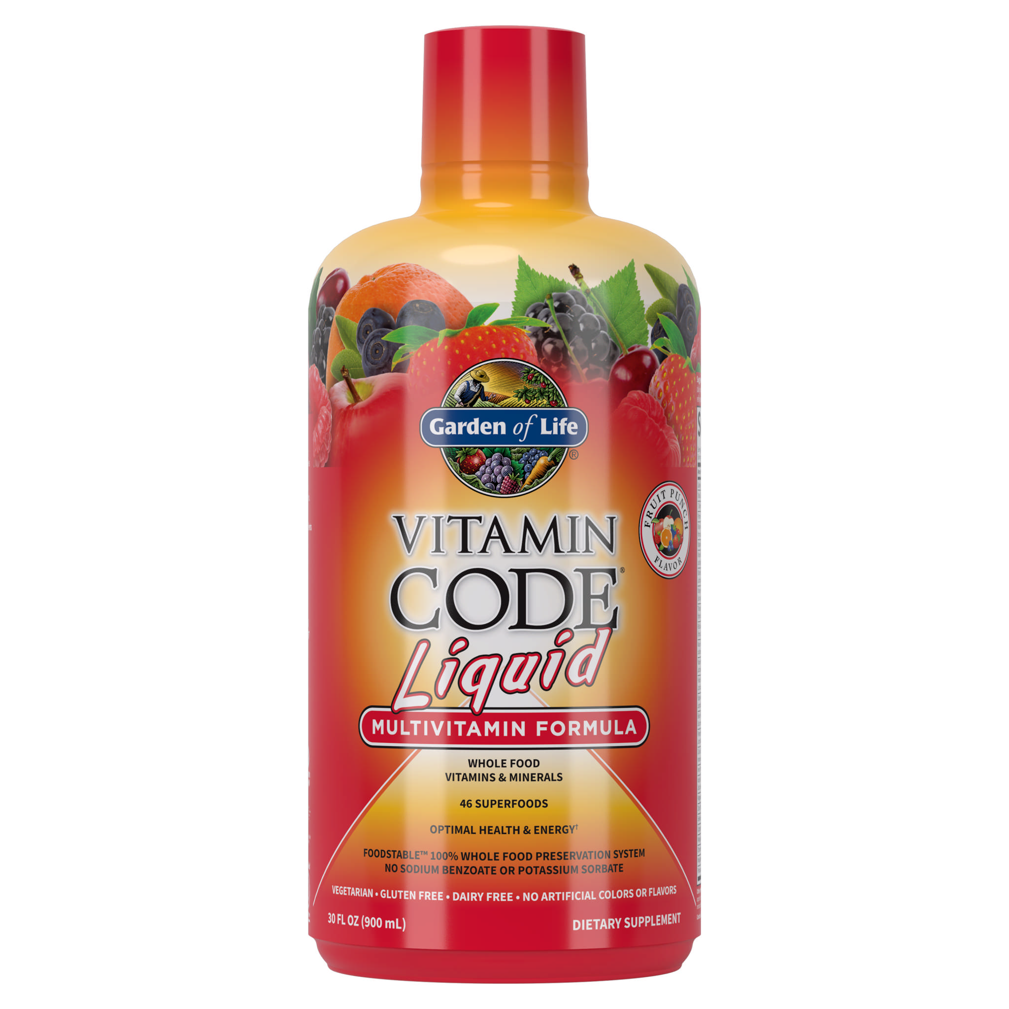 Garden Of Life - Multi liq Fruit Punch Vit Code