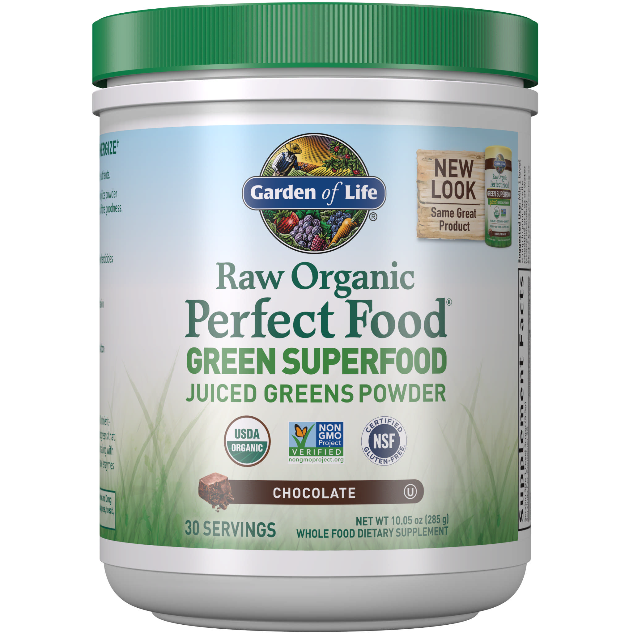 Garden Of Life - Perfect Food powder Choc Raw