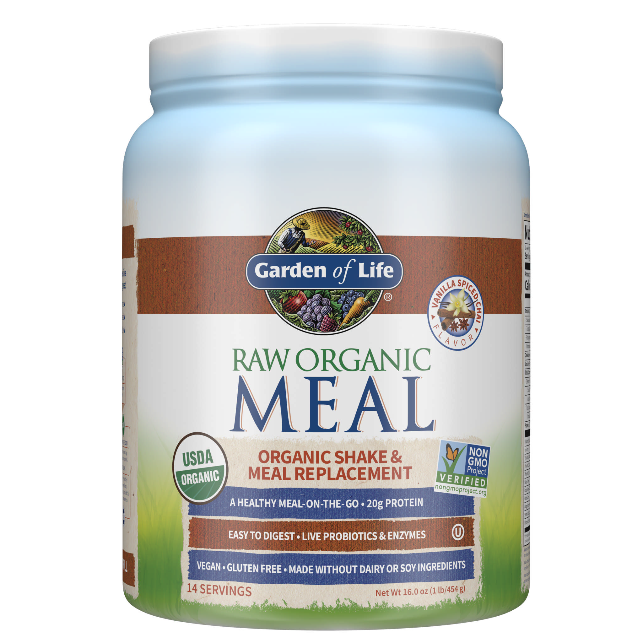 Garden Of Life - Raw Meal powder Van Spice Chai