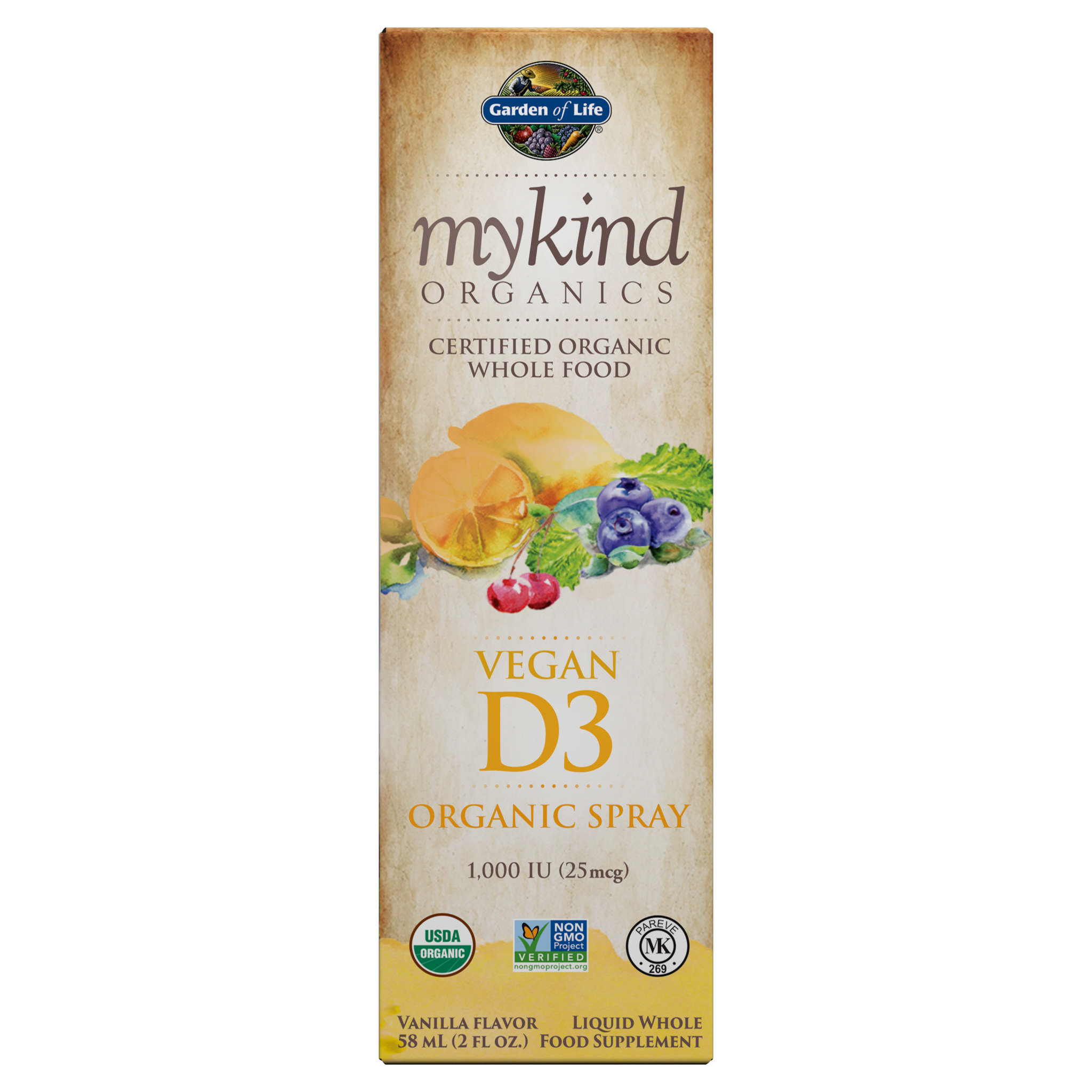 Garden Of Life - D3 1000 Vegan Spray Van Mykind