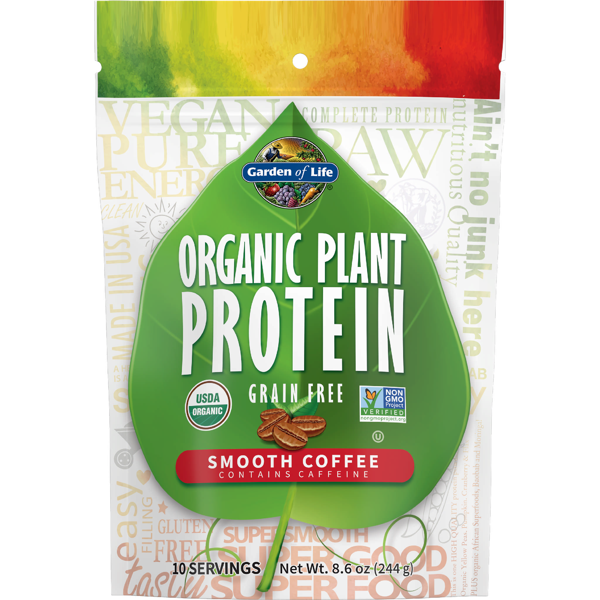 Garden Of Life - Plant Prot Org Smooth Coffee
