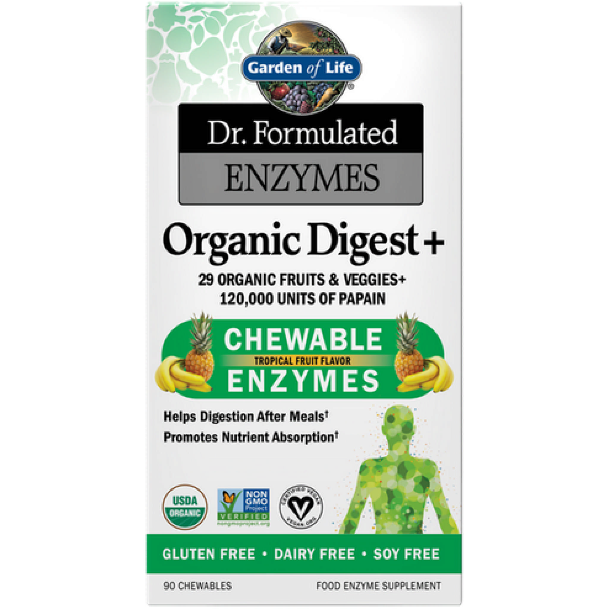 Garden Of Life - Enymes Organic Digest+ chew