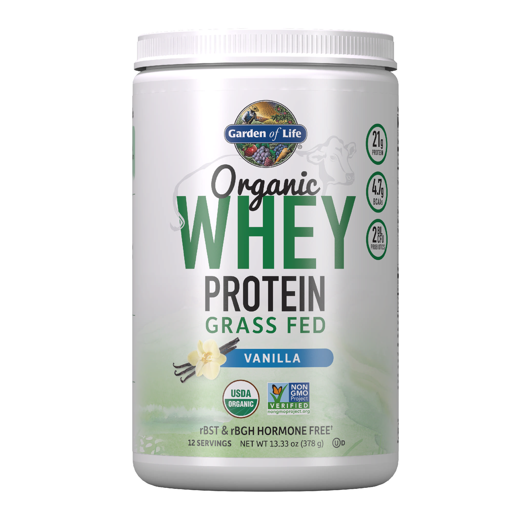 Garden Of Life - Whey Prot Van Grass Fed Org