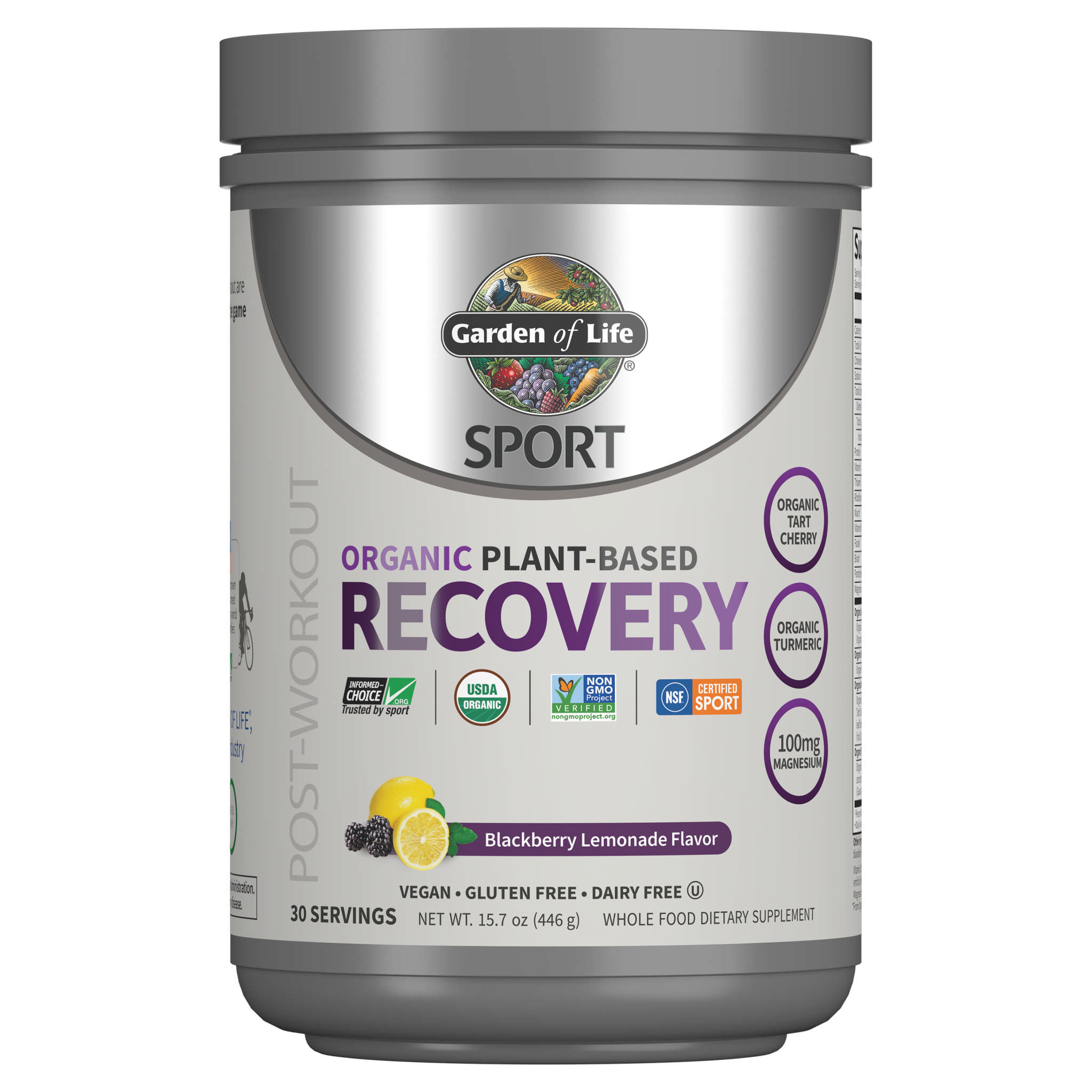 Garden Of Life - Recovery Sport Black Lemonade