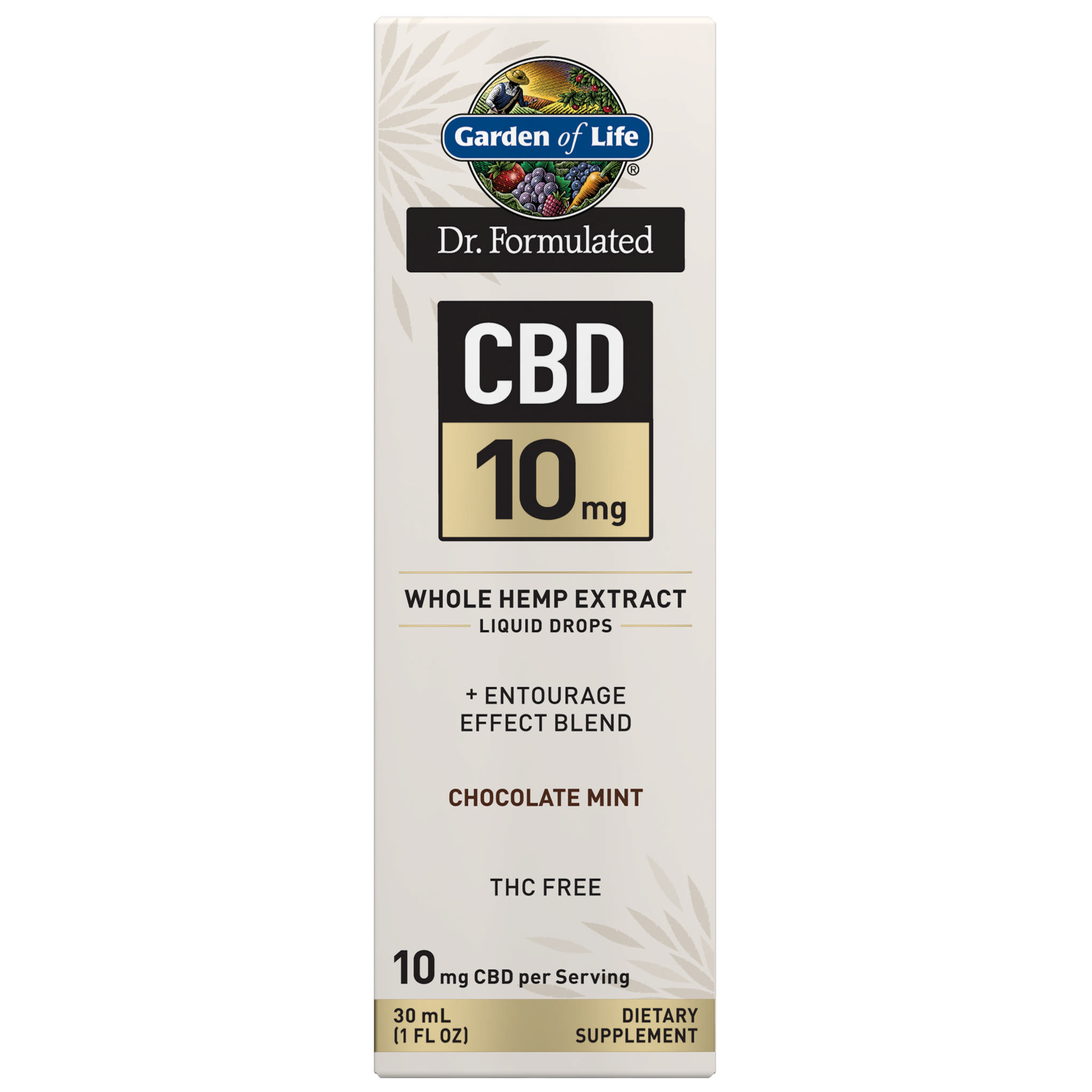 Garden Of Life - Cbd 10 mg liq Choc Mint